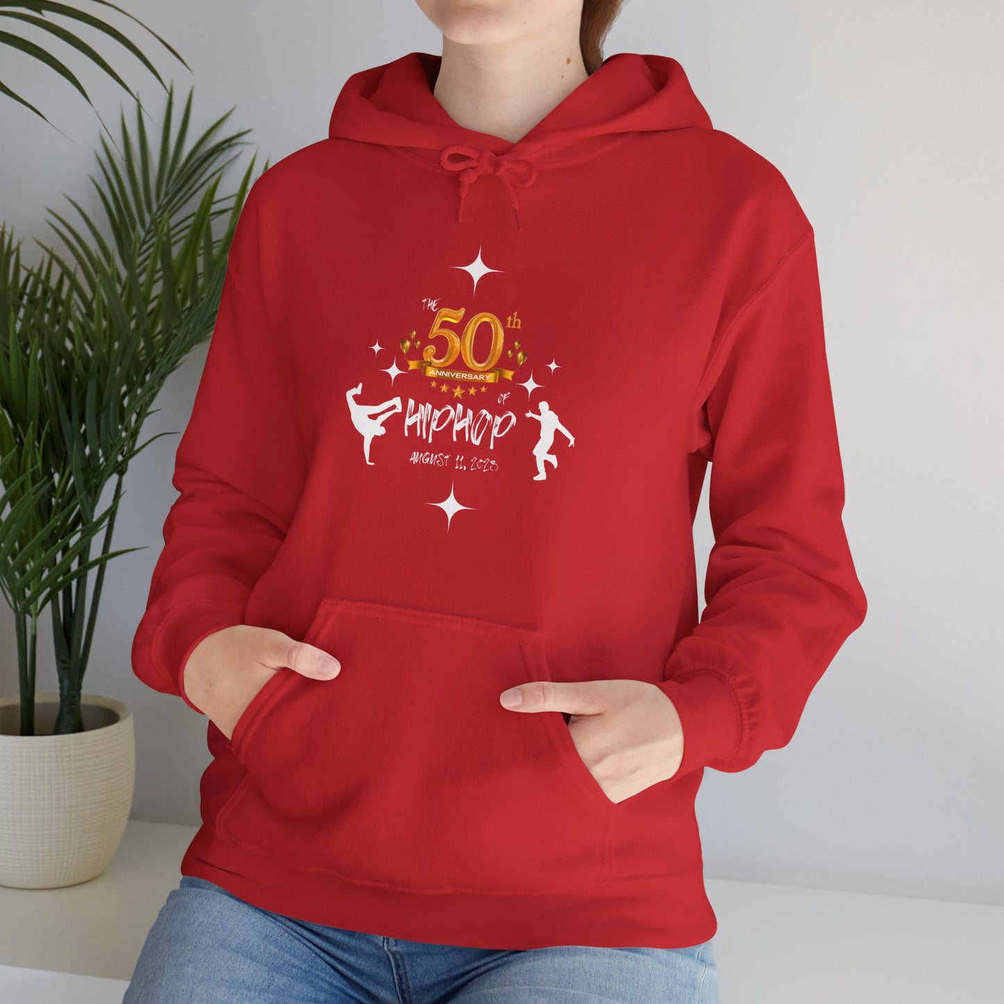 Unisex Heavy Blend™ 50th Anniversary of HipHop August 11, 2023 Commemorate 50 Years Hooded Sweatshirt