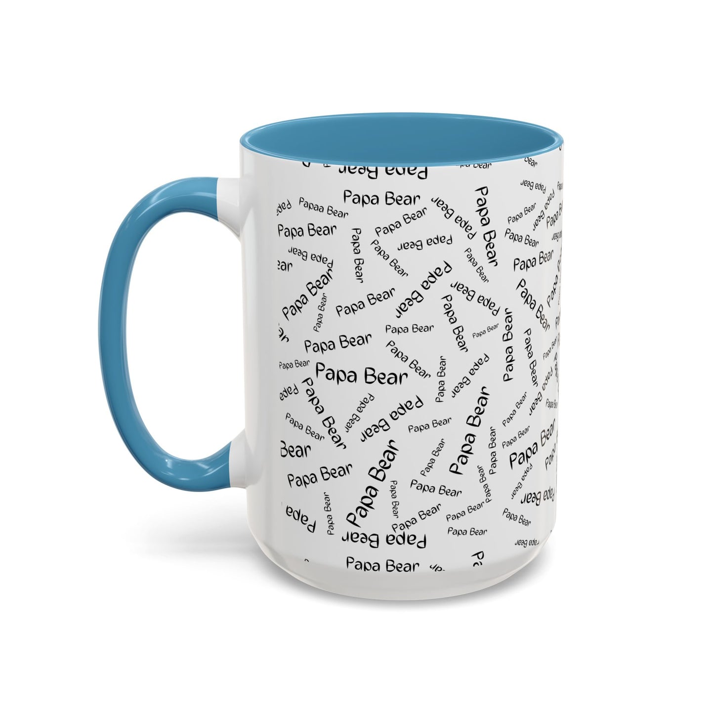 11oz/15oz Papa Bear Word Scramble Coffee Mug