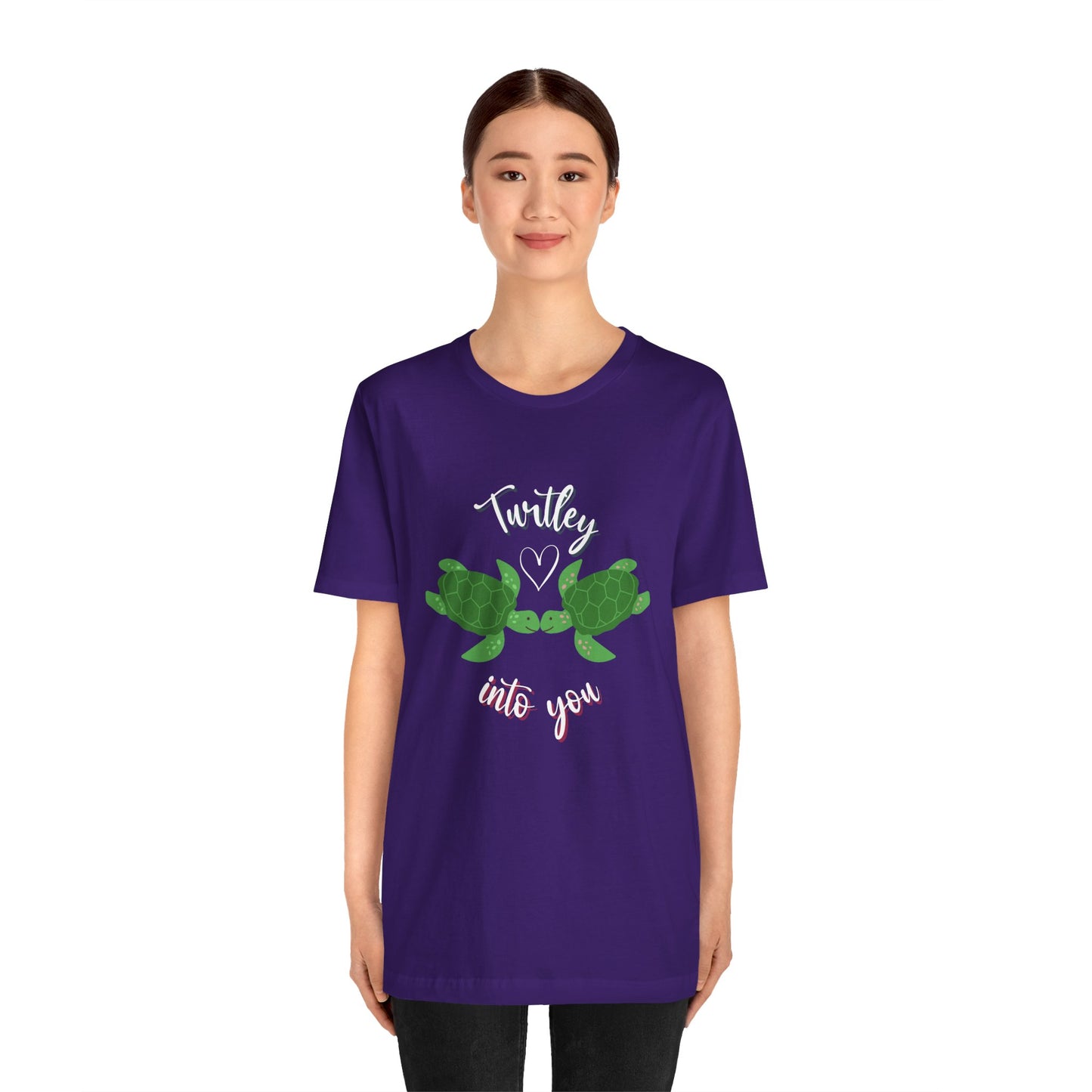 Unisex Cute Turtle Lover Turtley Into You T-Shirt