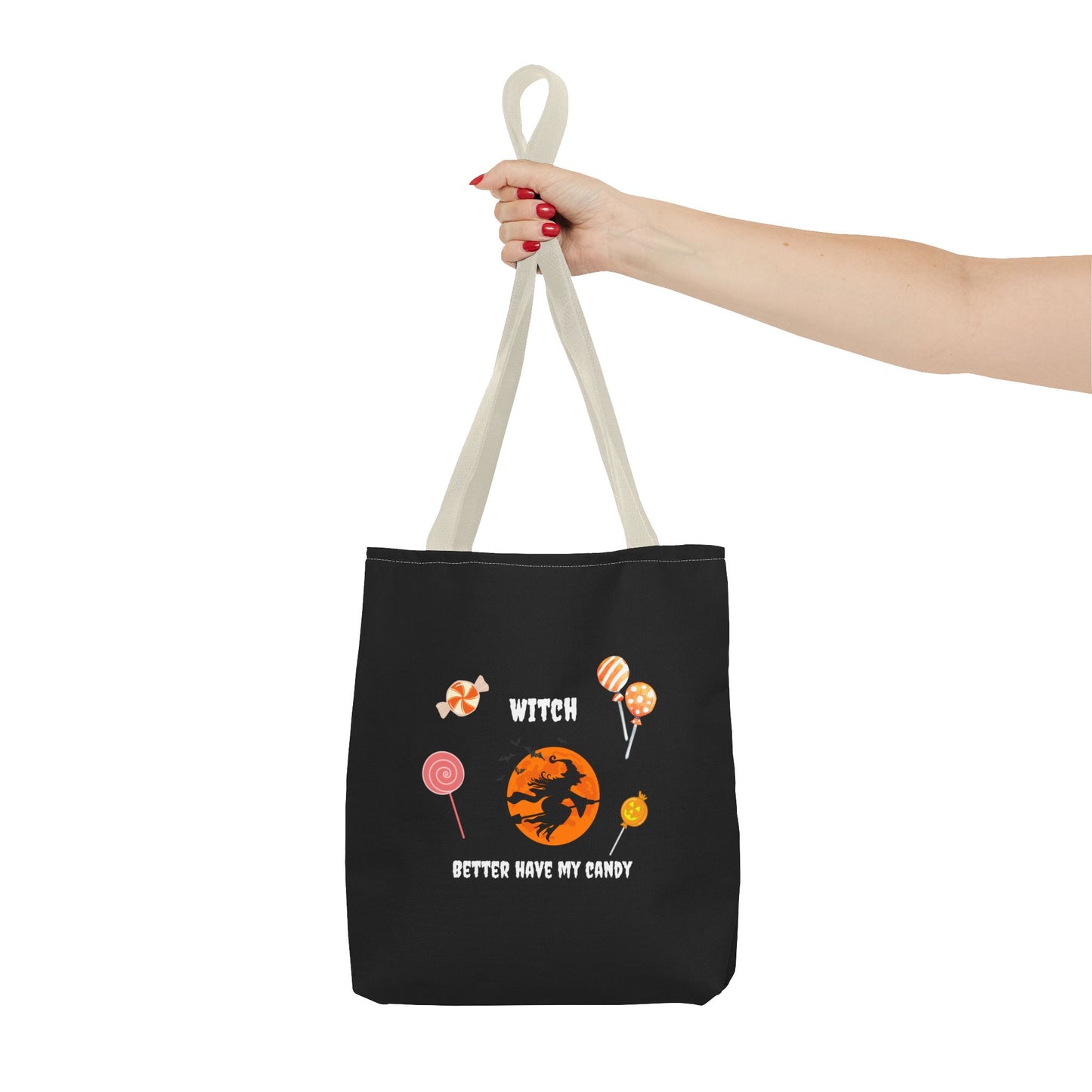 Halloween Tote Bag Gift for Spooky Season Trick or Treating Candy Bag Fall Themed Reusable Lunch Tote