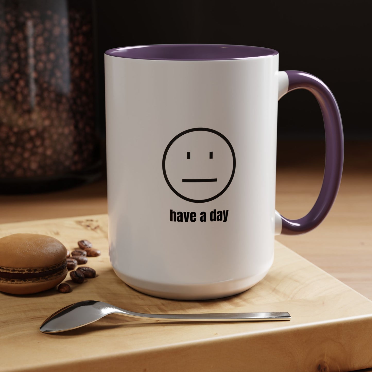 11oz/15oz Straight Face Have A Day Coffee Mug