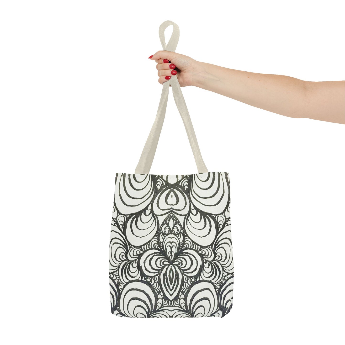 Unisex Original Line Art - All Over Print Tote Bag - Puzzle Panels 1