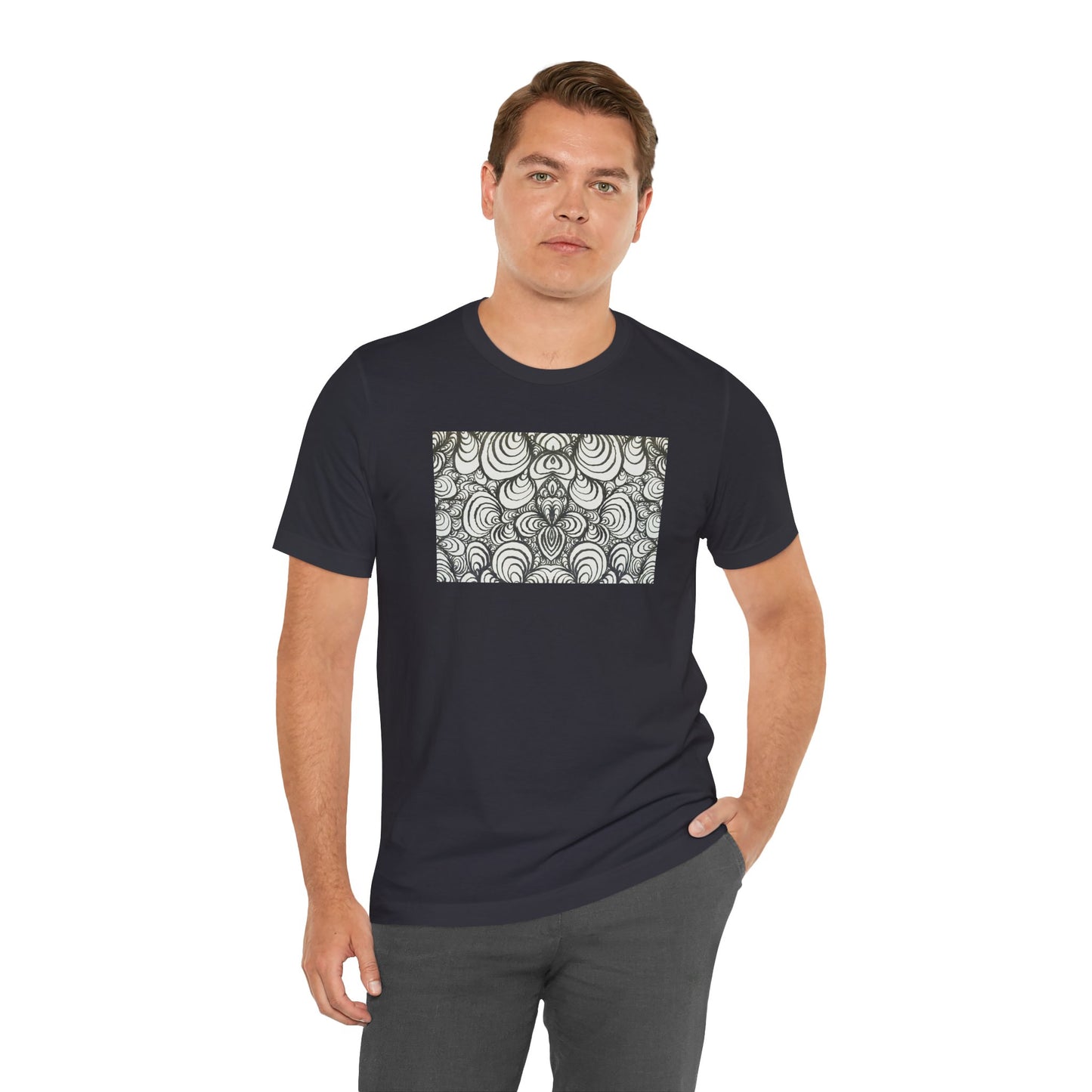 Unisex Original Line Art T-Shirt - Puzzle Panels 1