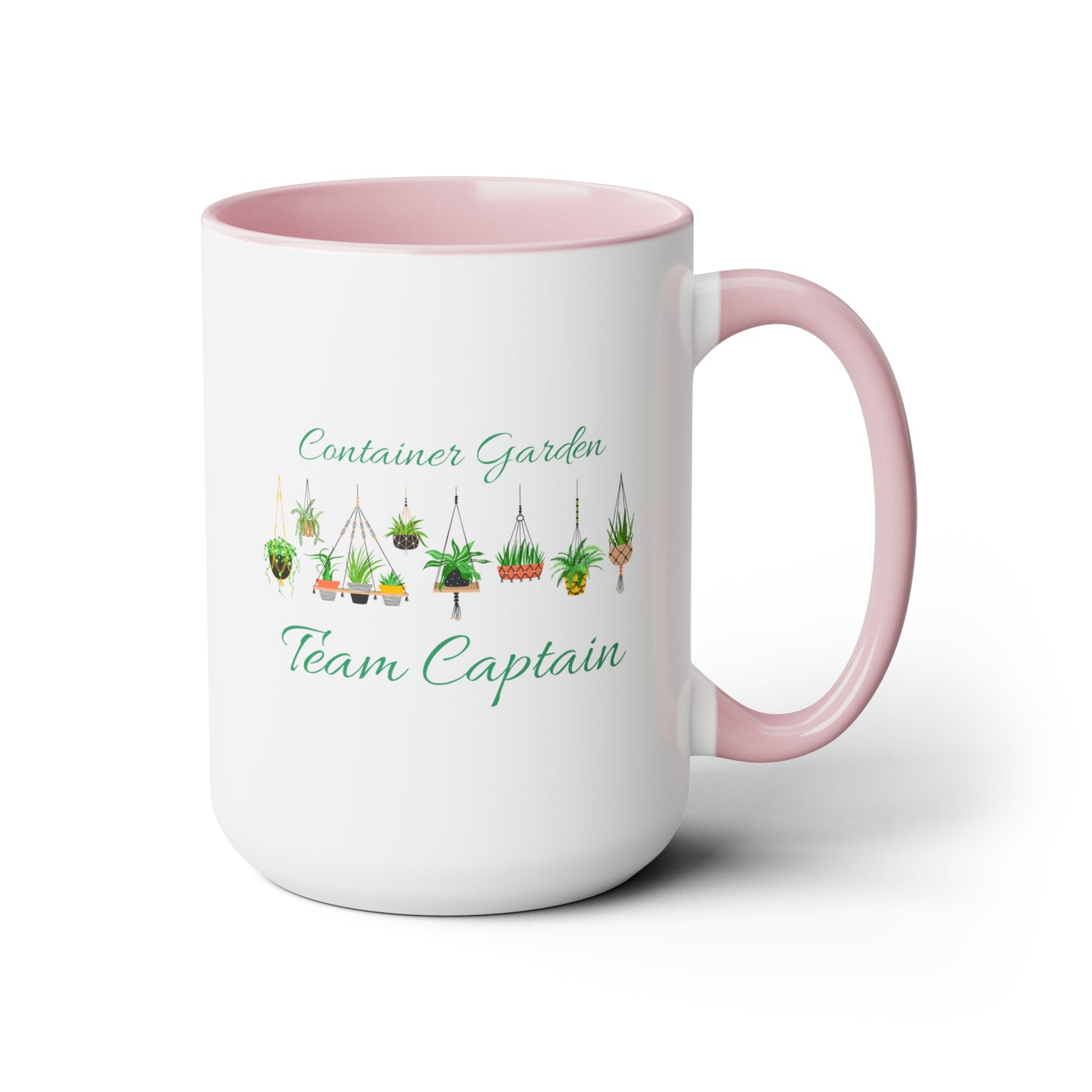 15oz Garden Themed Container Garden Team Captain Gardening Plant Parent Coffee Mug