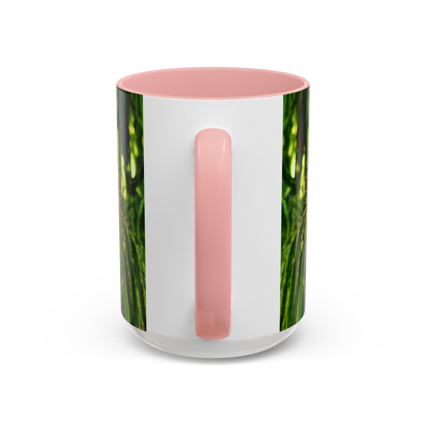 11oz /15oz Garden Themed Silk Blossom Plant Foliage Two Tone Coffee Mug