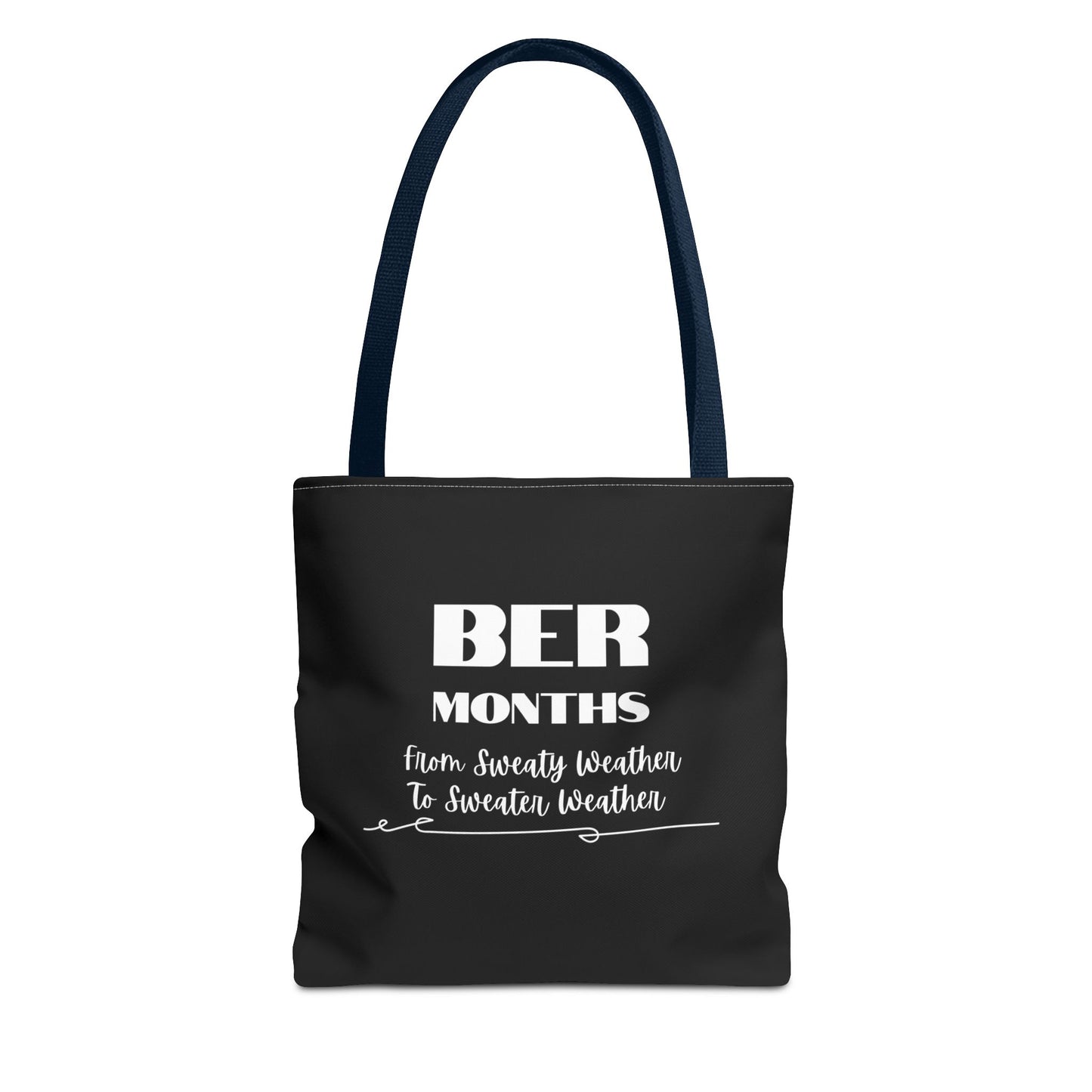 Unisex BER Months Tote Bag Autumn September October November December Tote Bag Favorite Months Tote Bag