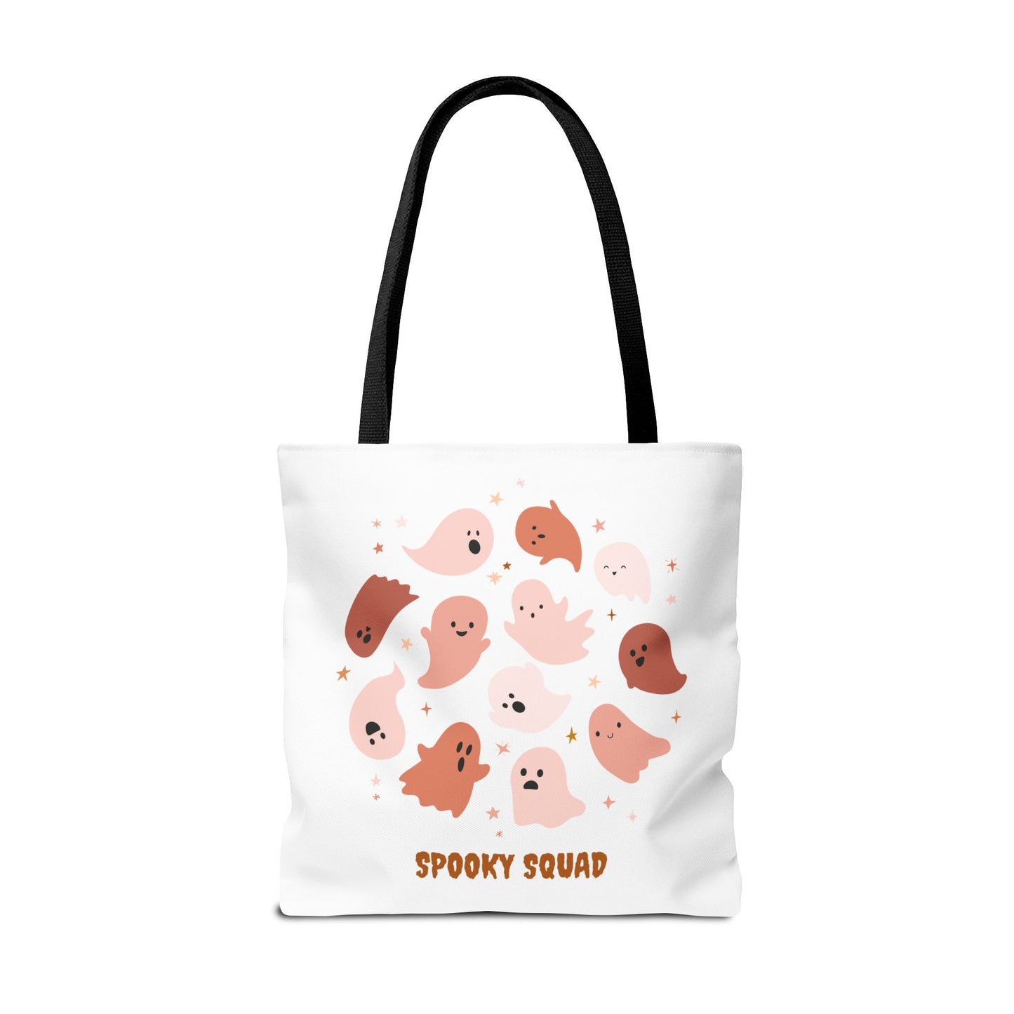 Cute Ghosts Halloween Gang Fall Spooky Squad Fall Season Tote Trick or Treating Candy Bag Reusable Lunch Bag