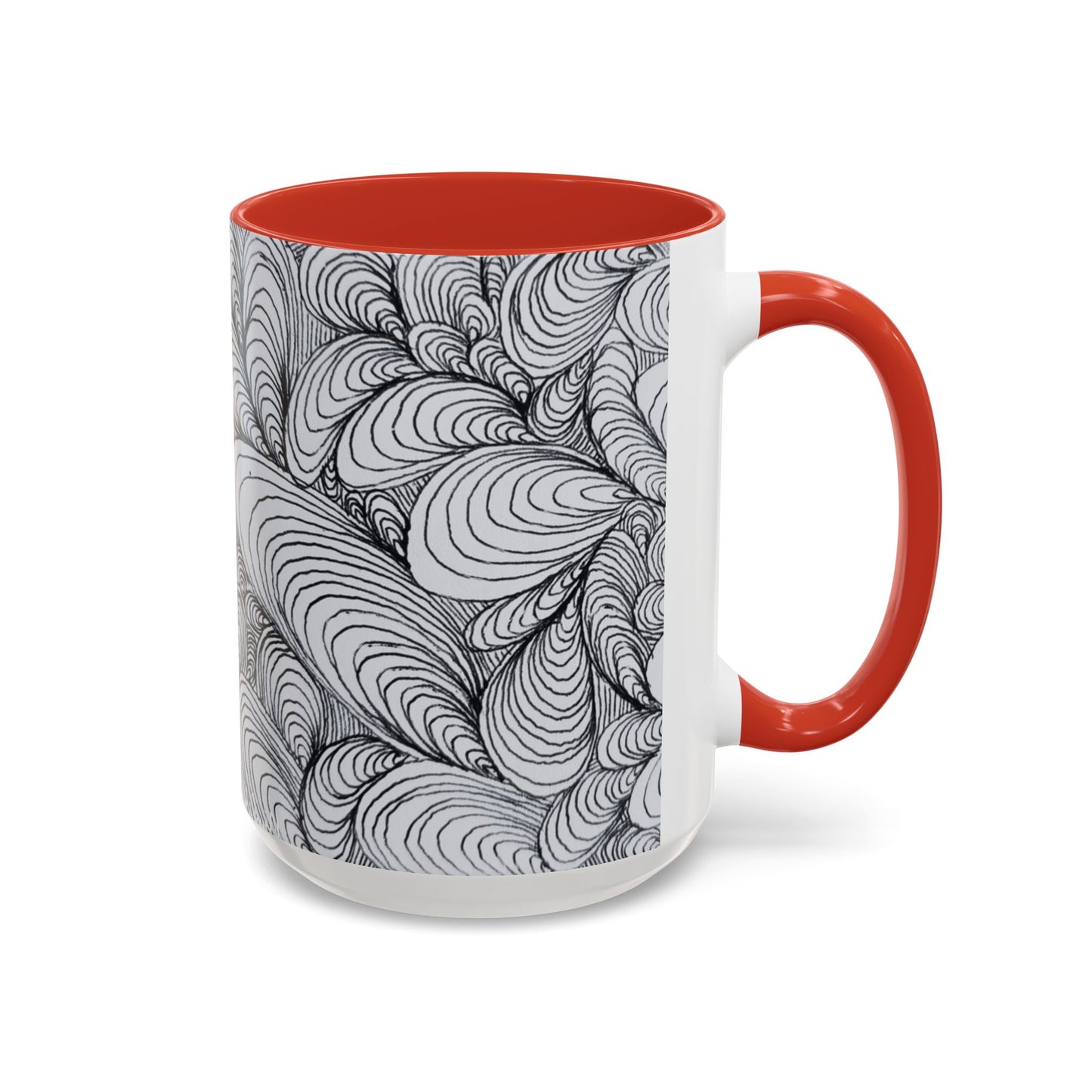 11oz/15oz Original Rough Line Art Coffee Mug