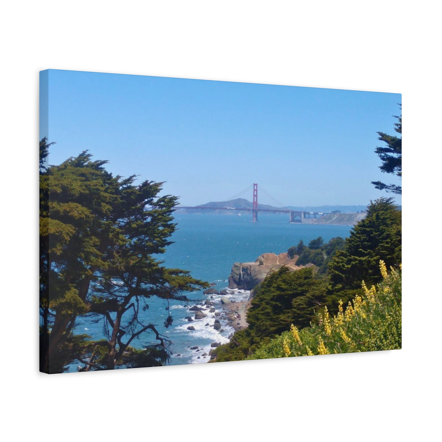 Canvas Gallery Wrap - Camino Del Mar - Fort Miley Lookout - San Francisco