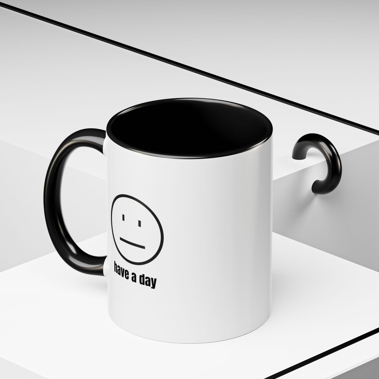 11oz/15oz Straight Face Have A Day Coffee Mug