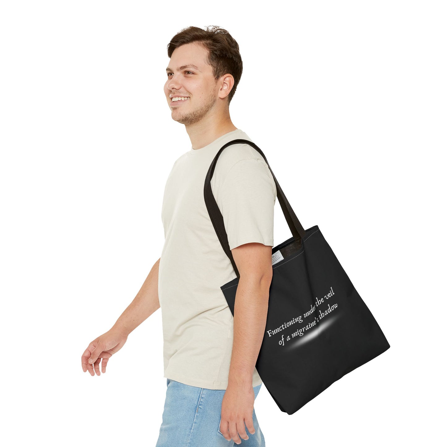 Unisex Migraine Day Invisible Illness Warrior Tote Bag