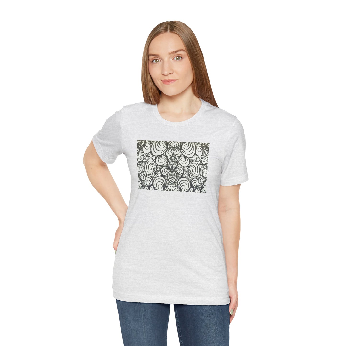 Unisex Original Line Art T-Shirt - Puzzle Panels 1