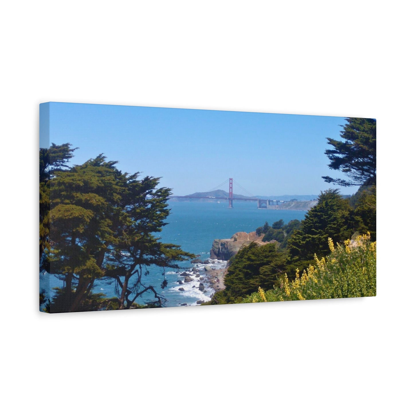 Canvas Gallery Wrap - Camino Del Mar - Fort Miley Lookout - San Francisco