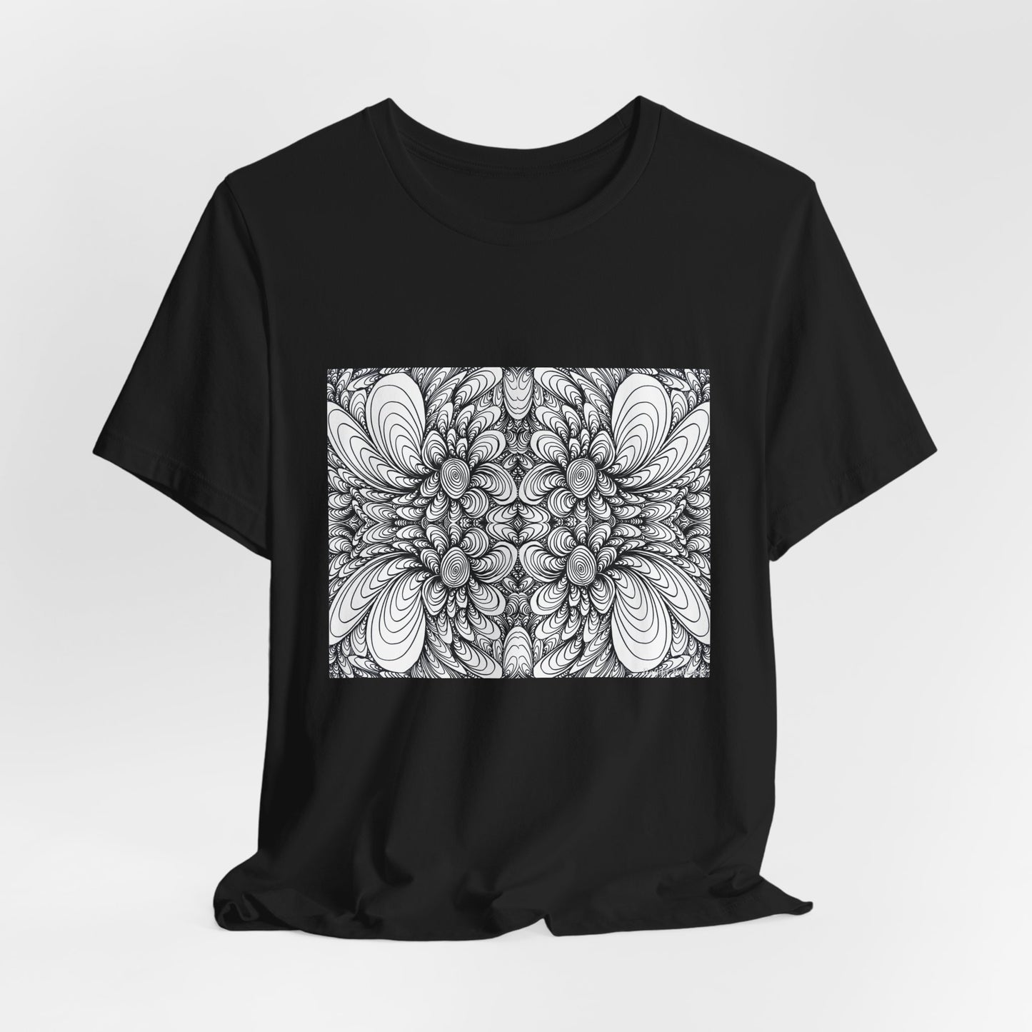 Unisex Original Line Art T-Shirt -Blooms
