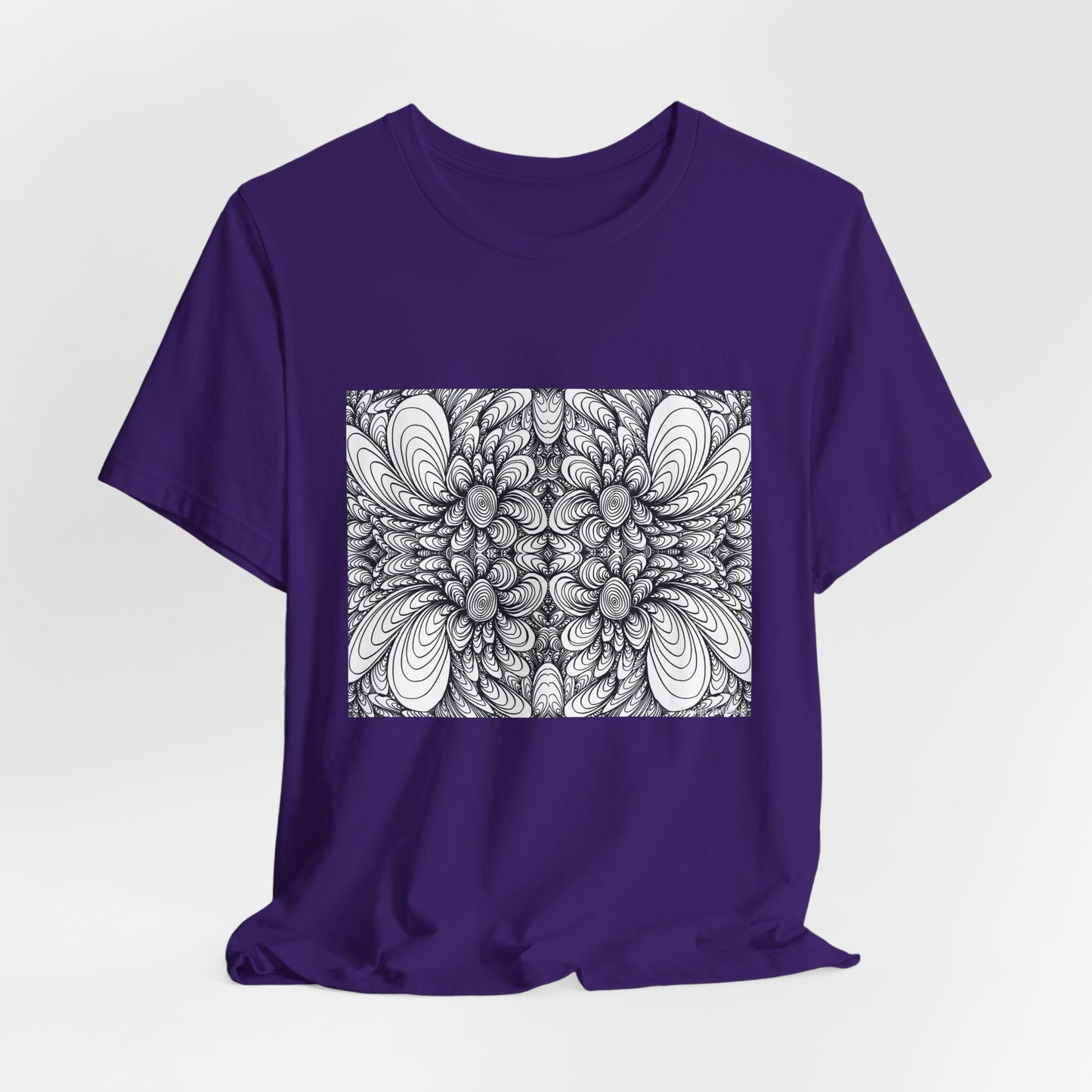 Unisex Original Line Art T-Shirt -Blooms