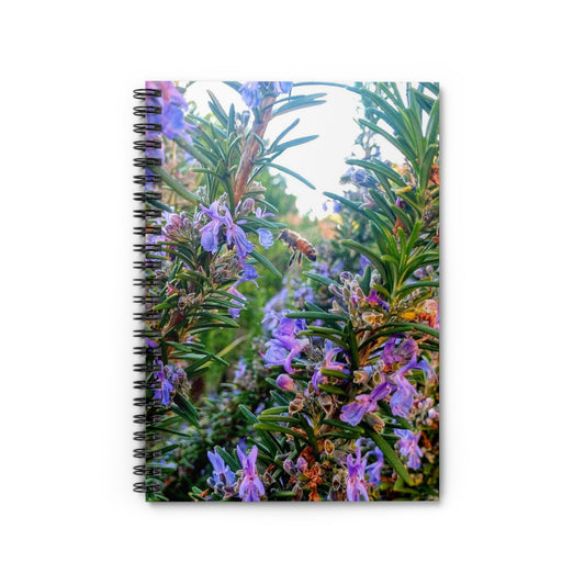 Spiral Notebook - Rosemary Bee Pollinator