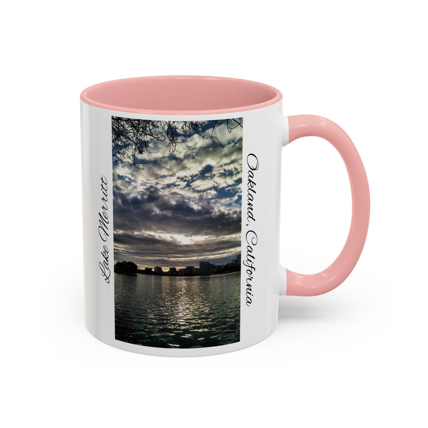 11oz/15oz Two Tone Lake Merritt, Oakland California San Francisco Bay Area Keepsake Coffee Mug