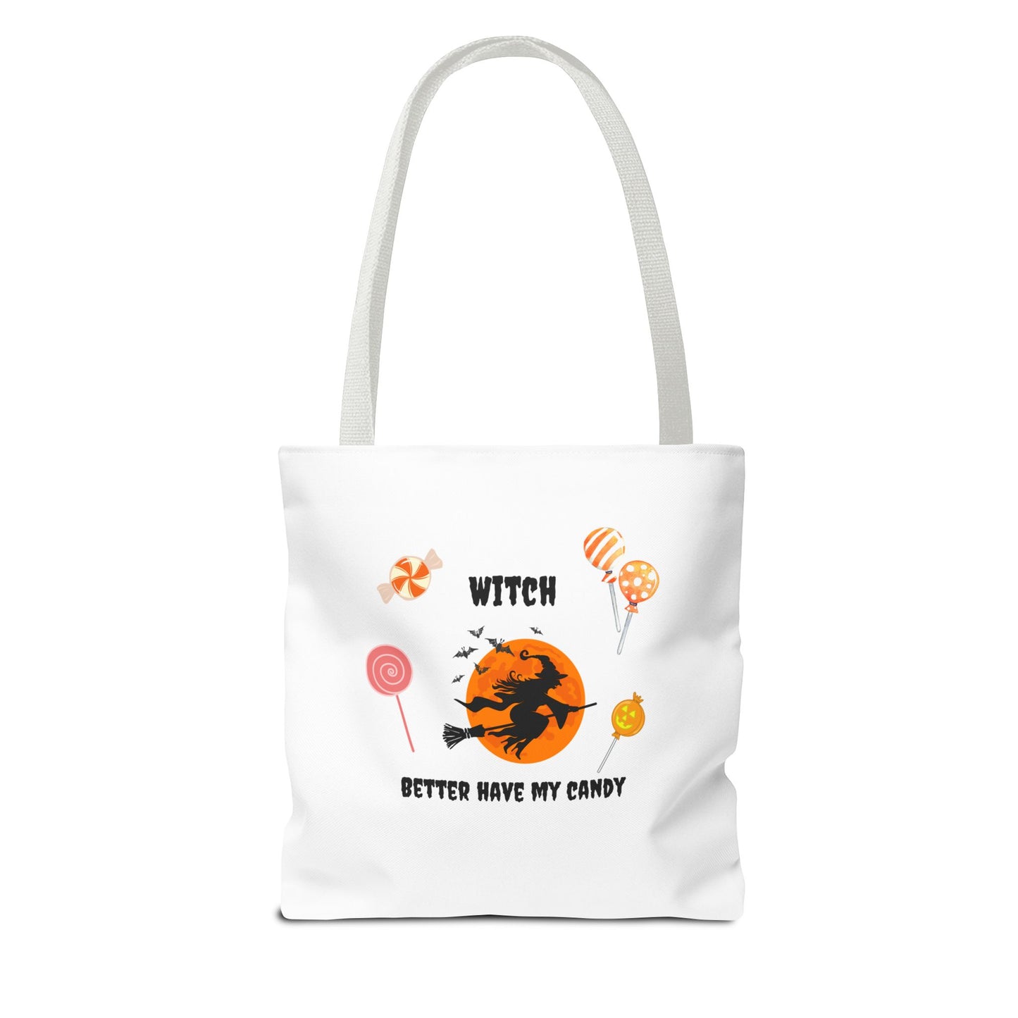 Halloween Tote Bag Spooky Season Trick or Treating Candy Bag Fall Themed Reusable Lunch Tote