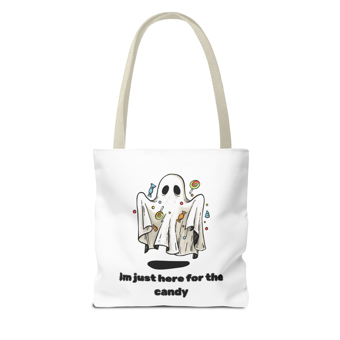 Cute Ghost Halloween Lover Spooky Season Trick or Treating Candy Bag Fall Themed Reusable Lunch Bag