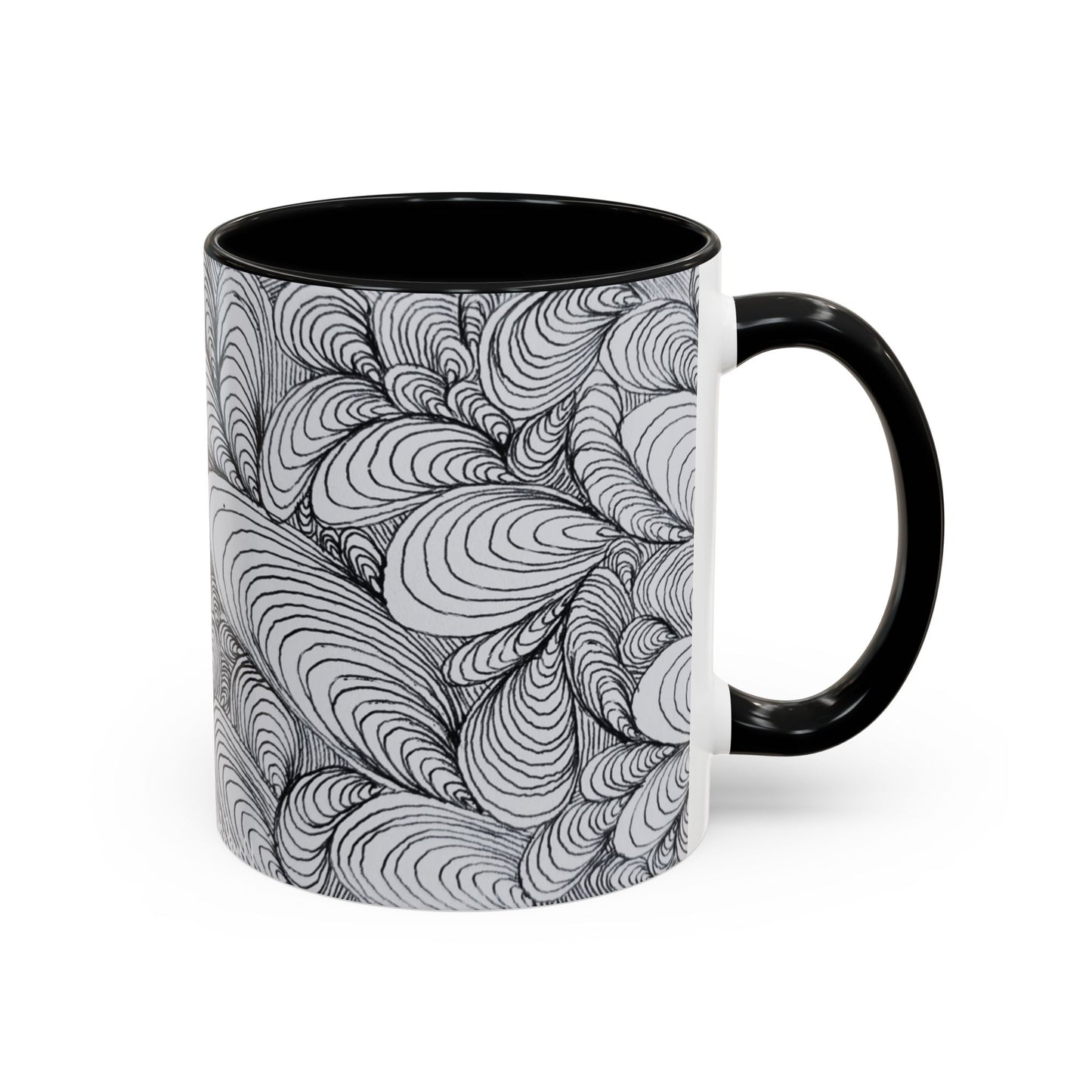 11oz/15oz Original Rough Line Art Coffee Mug