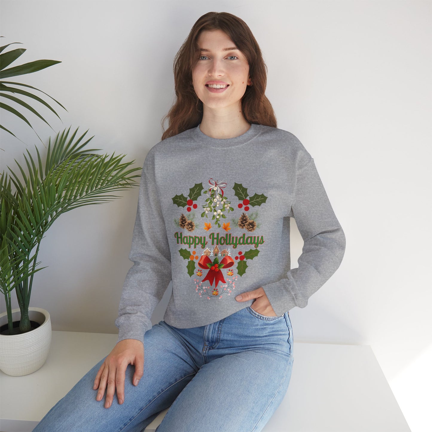 Unisex Ugly Sweater Contest Happy Hollydays Sweatshirt