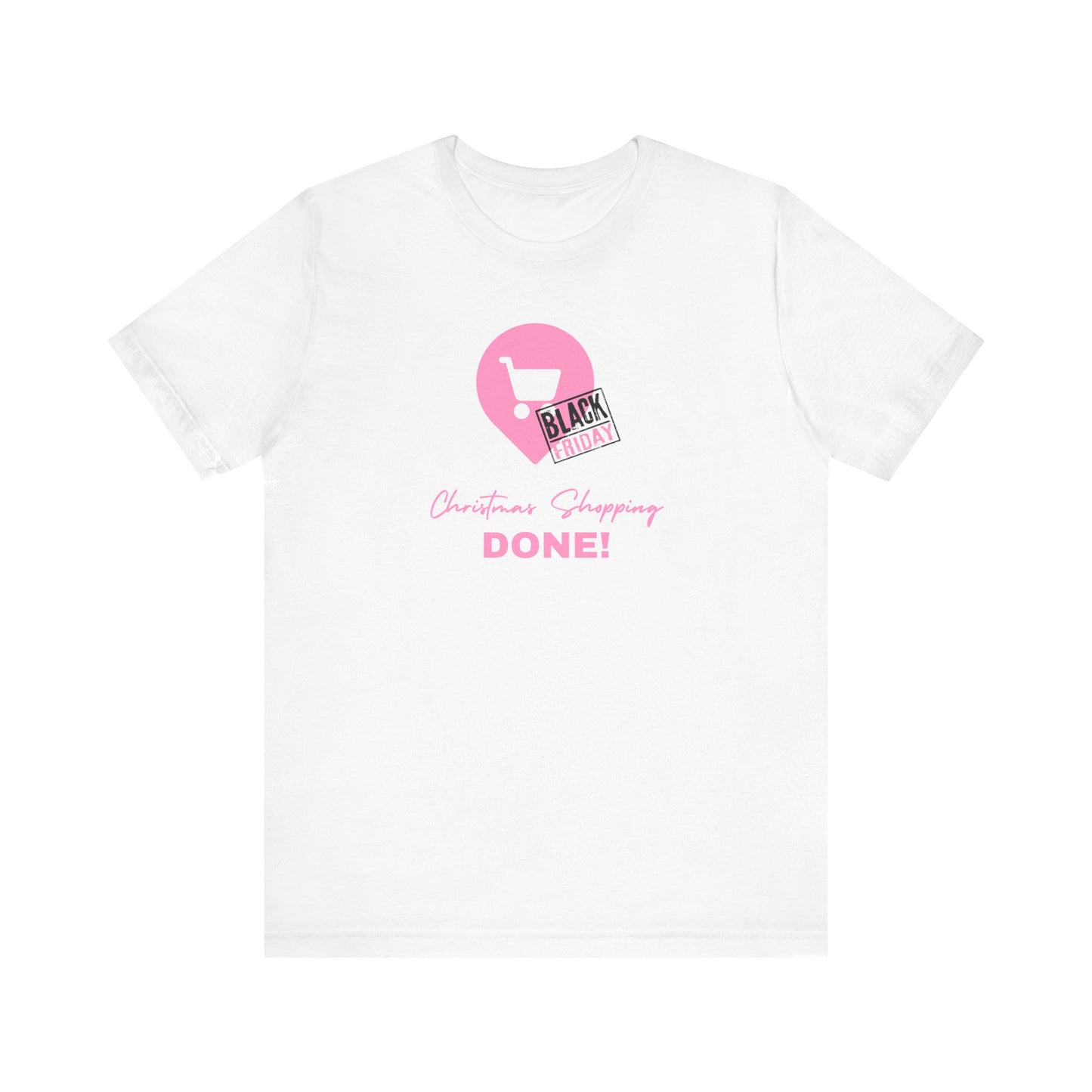 Unisex Jersey Short Sleeve Black Friday Christmas Shopping T-Shirt