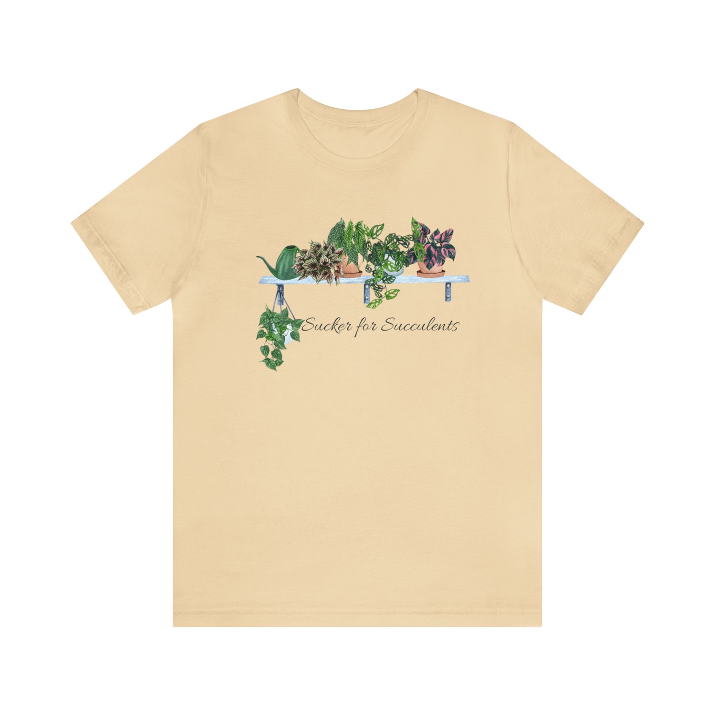 Unisex Gardening Themed T-Shirt Sucker for Succulents