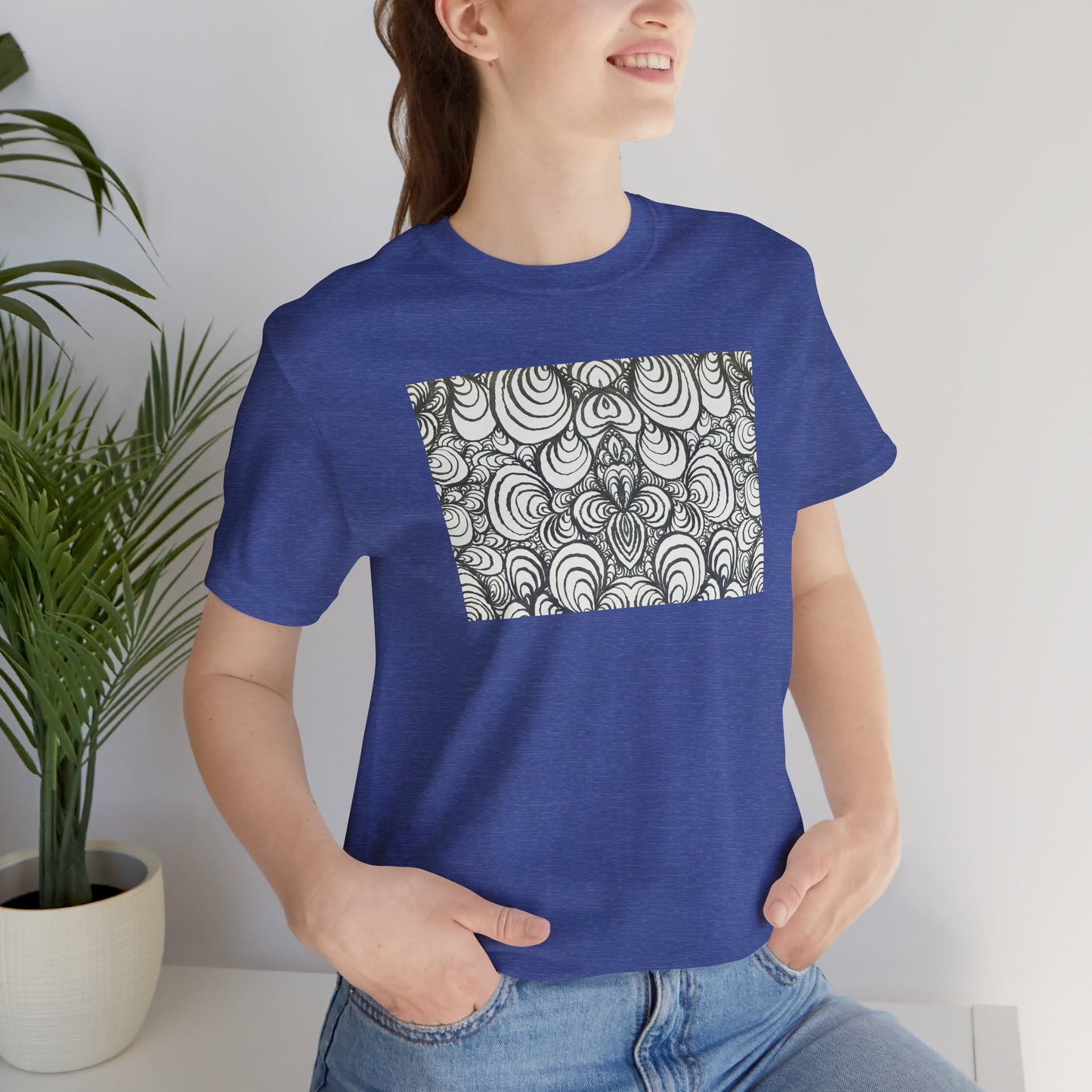 Unisex Original Line Art T-Shirt - Puzzle Panels 1