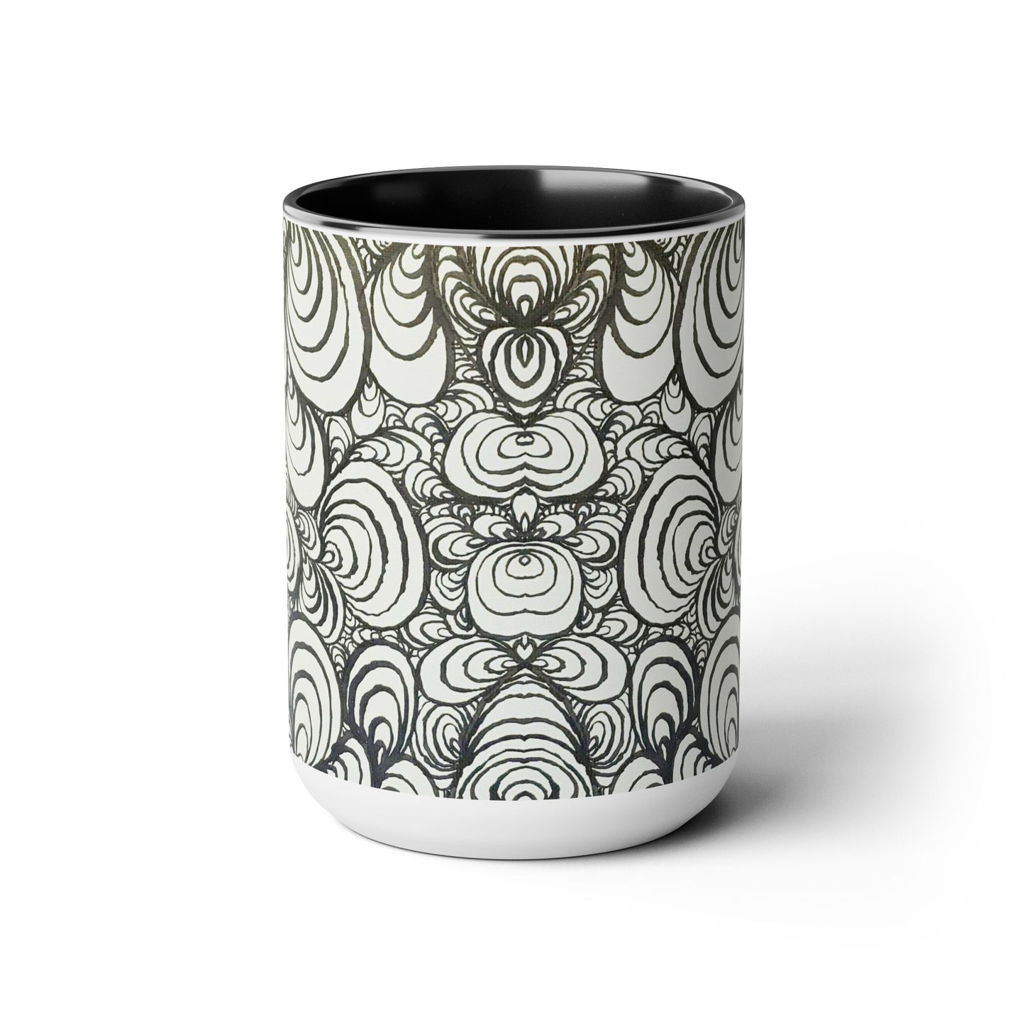 15oz Original Line Art Mug - Puzzle Panels 1