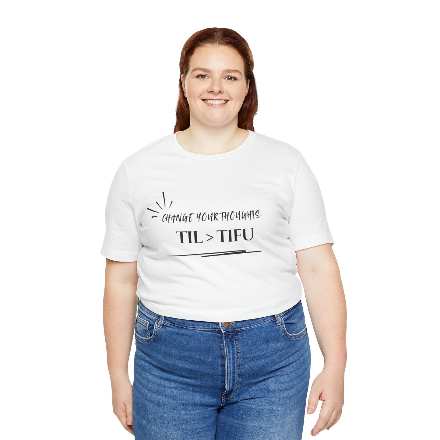 Unisex Self Love Positive Self Talk and Thoughts Mental Health Awareness and Positivity T-Shirt TIL>TIFU