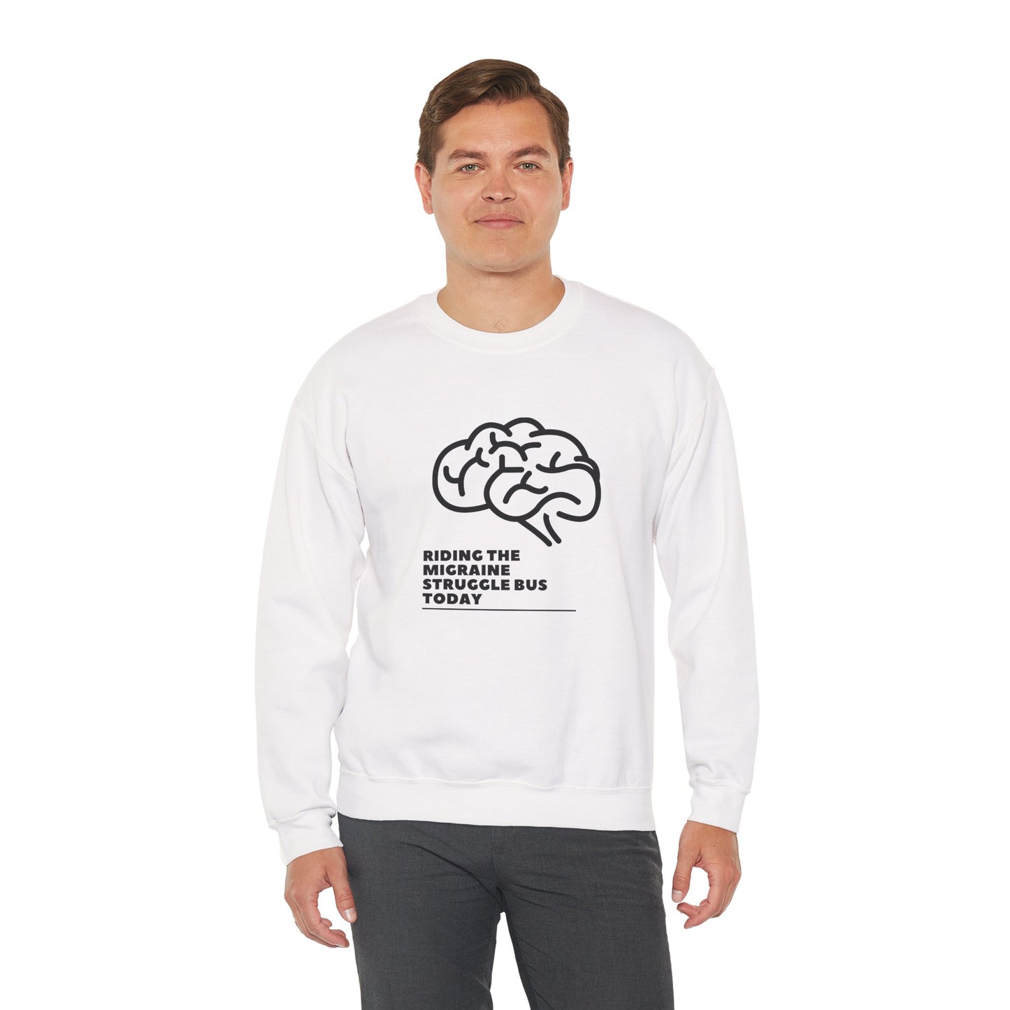 Unisex Migraine Day Invisible Illness Warrior Sweatshirt