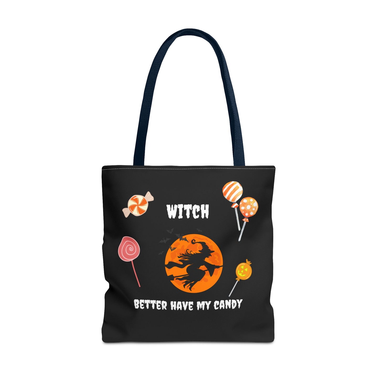 Halloween Tote Bag Gift for Spooky Season Trick or Treating Candy Bag Fall Themed Reusable Lunch Tote