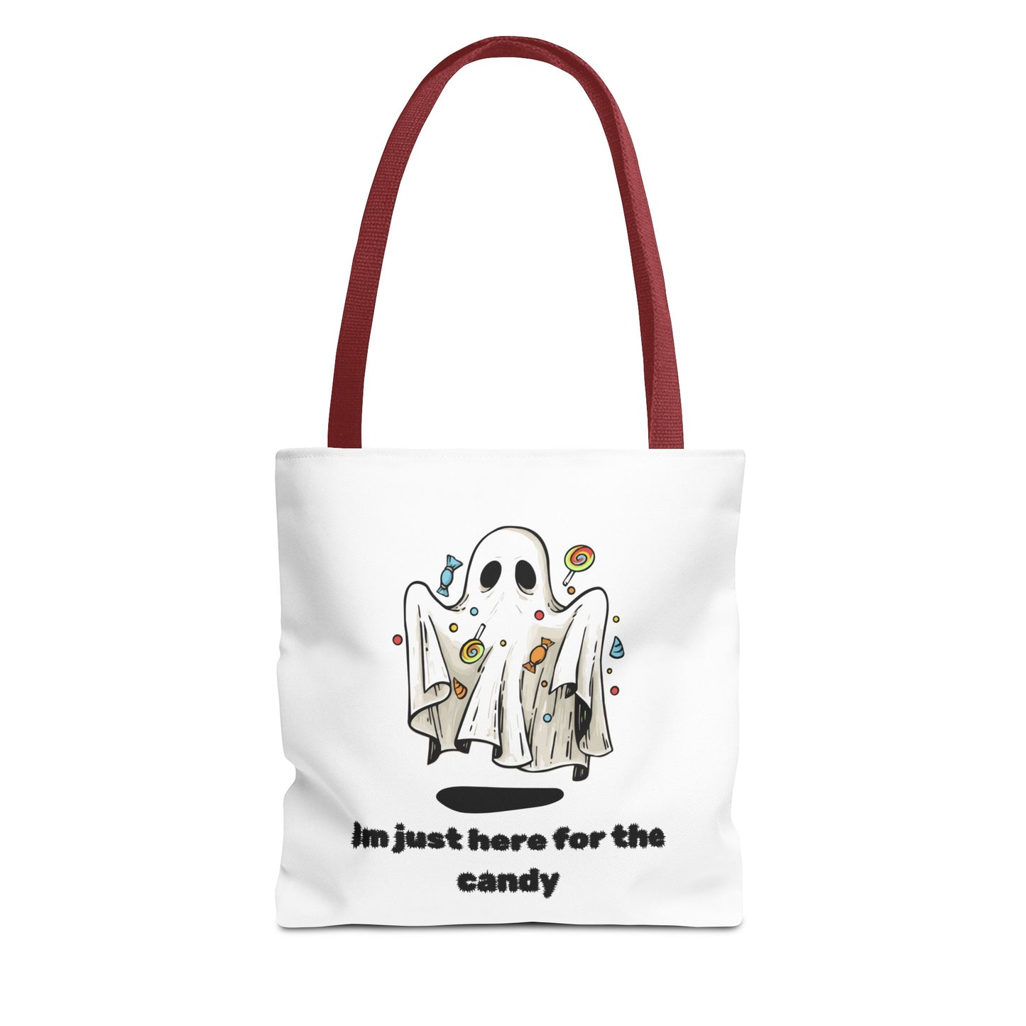 Cute Ghost Halloween Lover Spooky Season Trick or Treating Candy Bag Fall Themed Reusable Lunch Bag