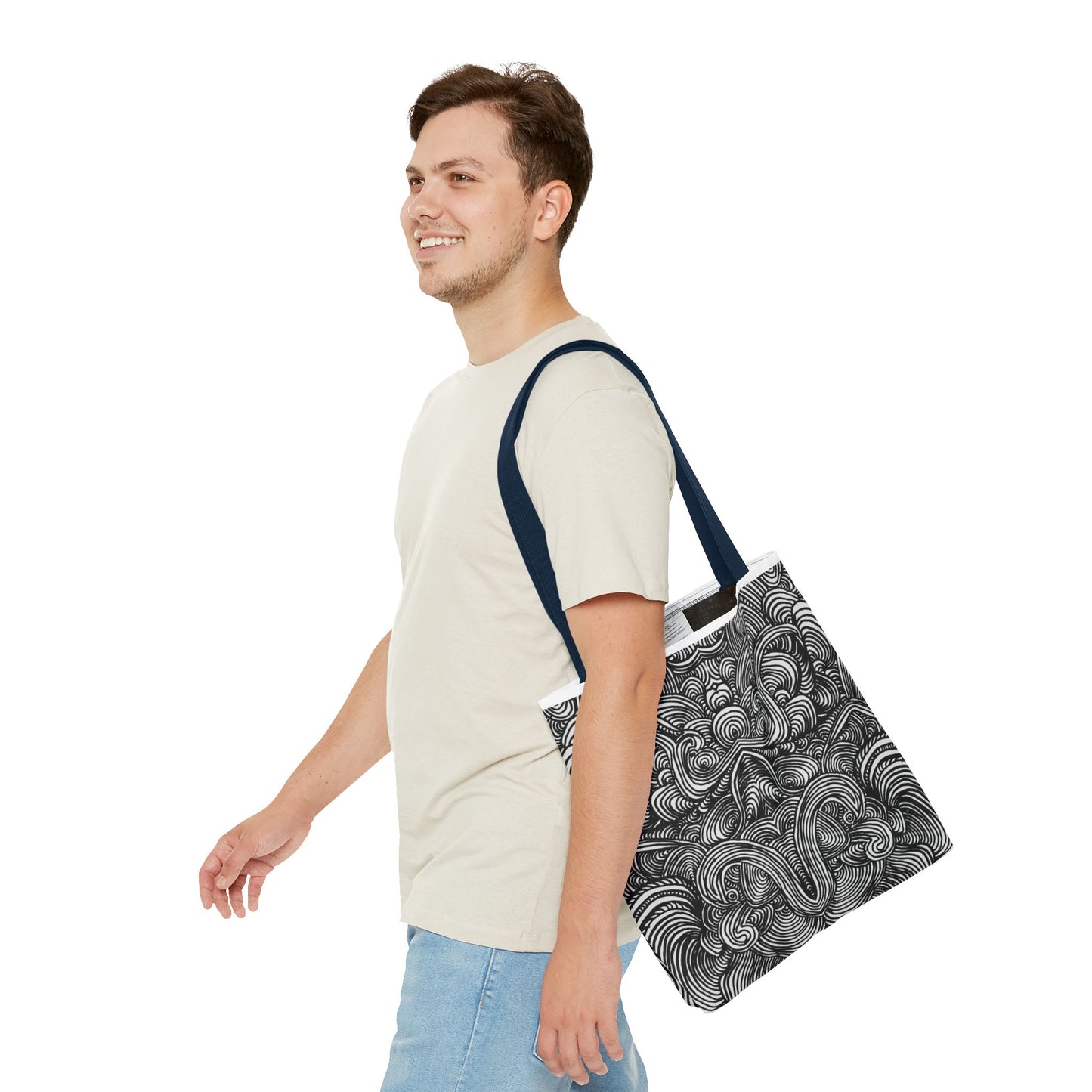 Unisex Original Line Art All Over Print Tote Bag - Mirage