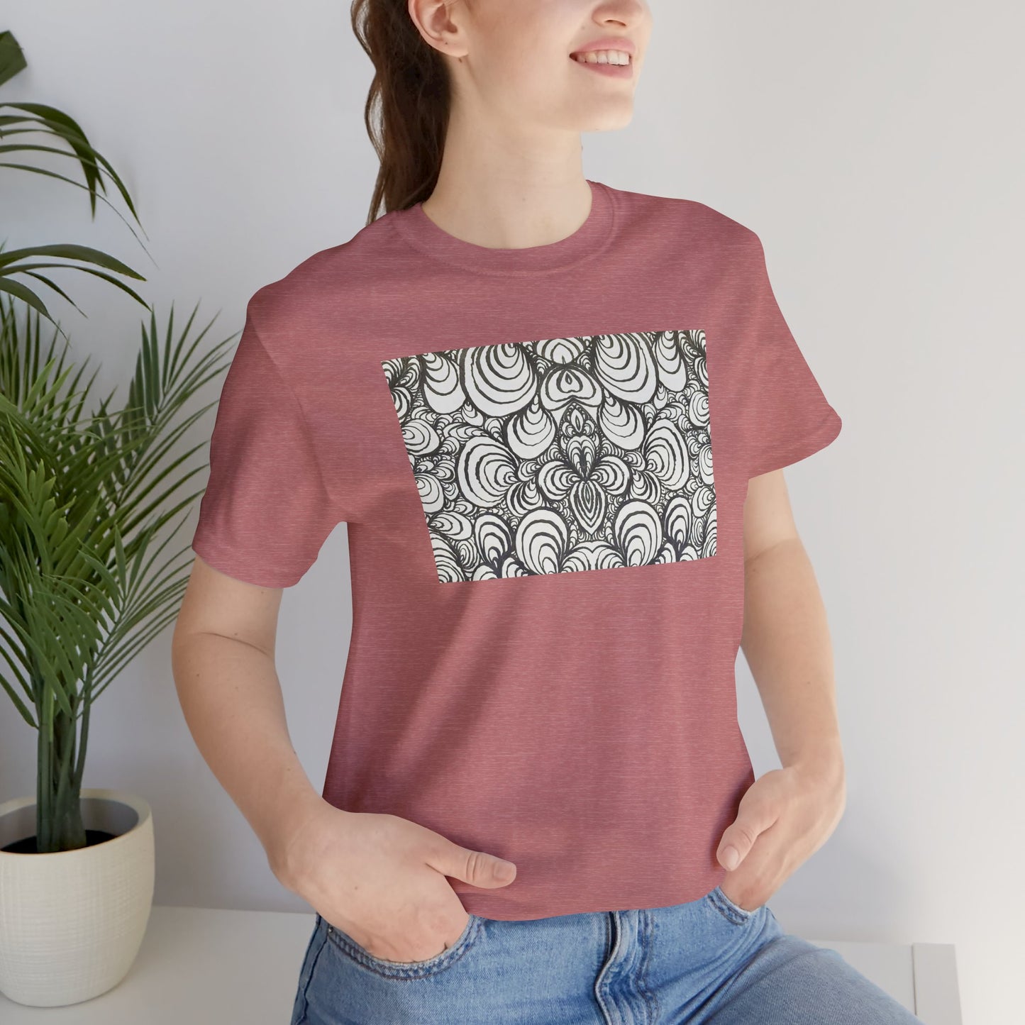 Unisex Original Line Art T-Shirt - Puzzle Panels 1