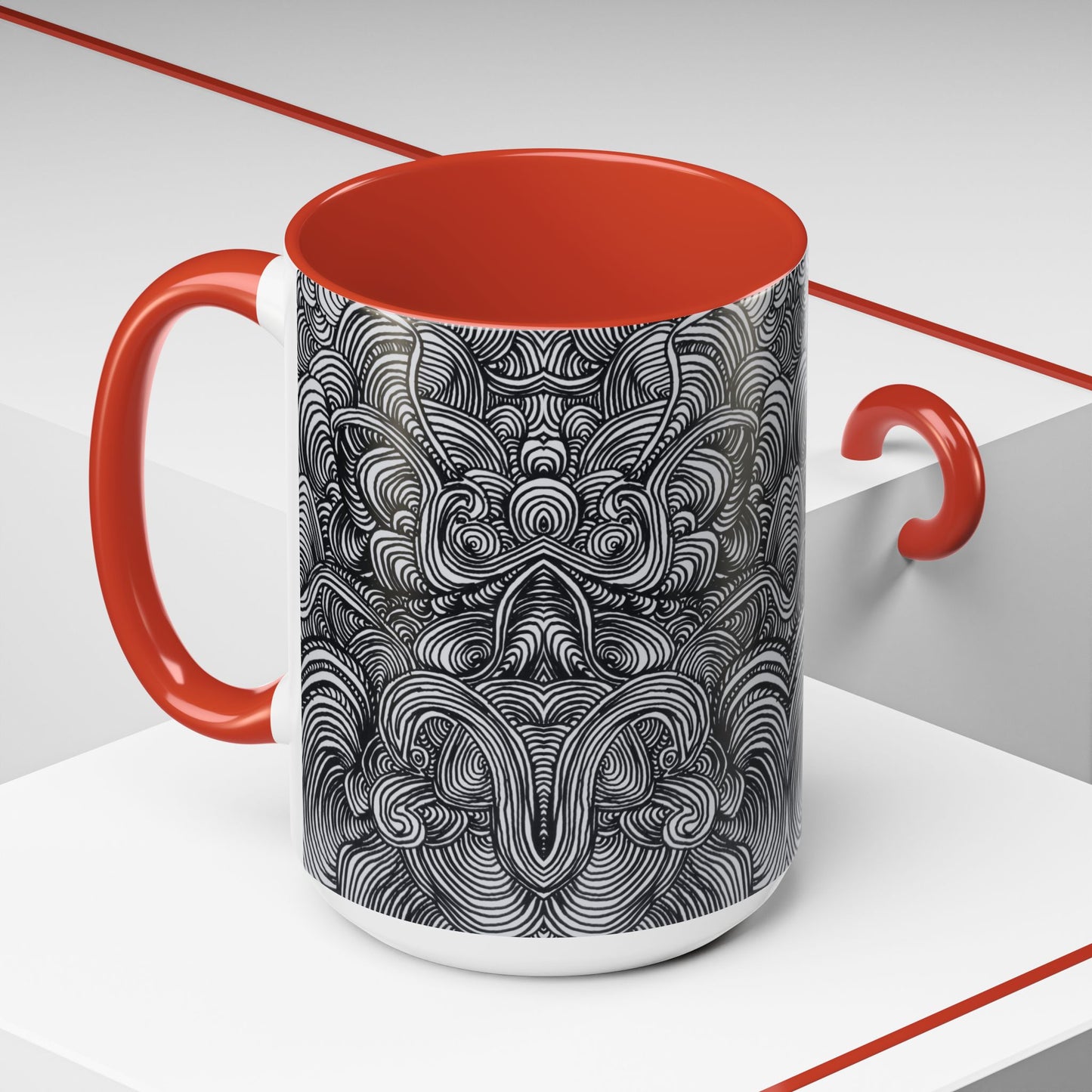 11oz/15oz Original Line Art Coffee Mug - Liquid