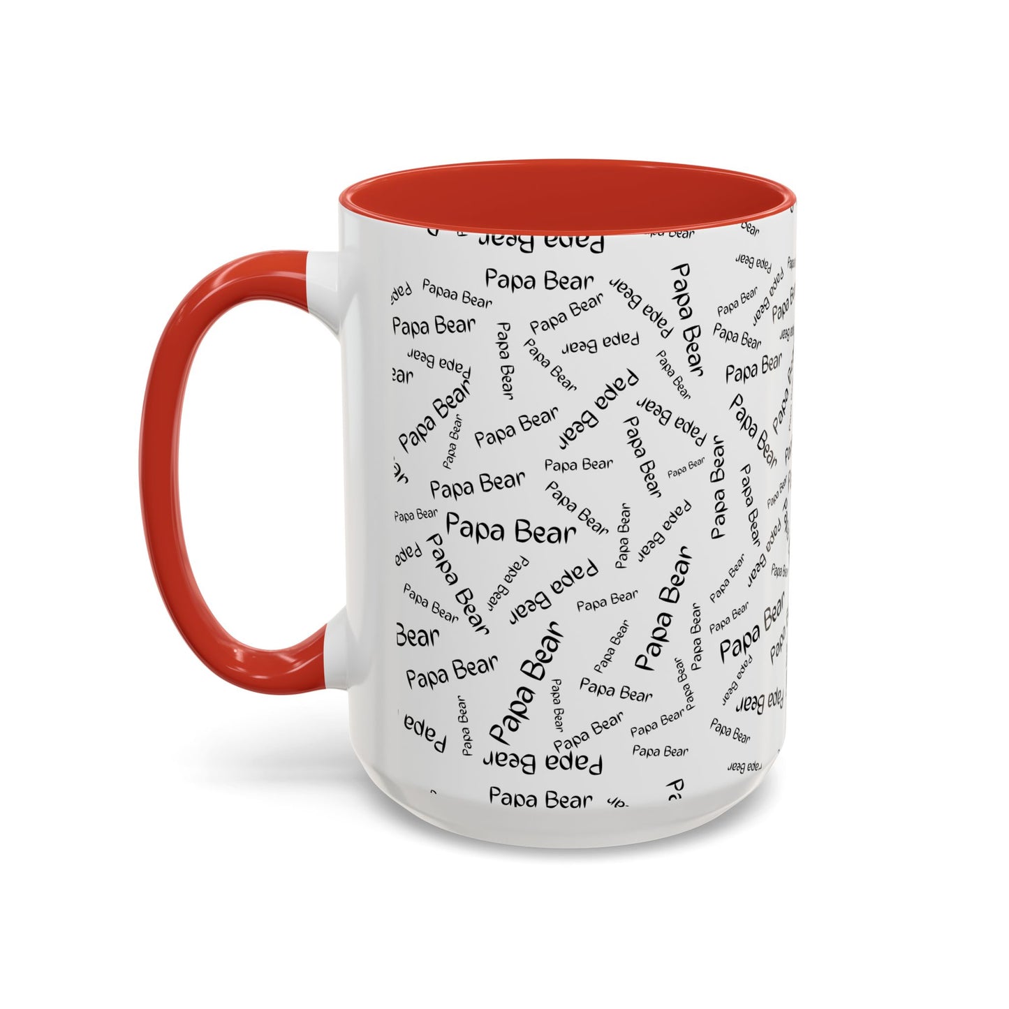 11oz/15oz Papa Bear Word Scramble Coffee Mug