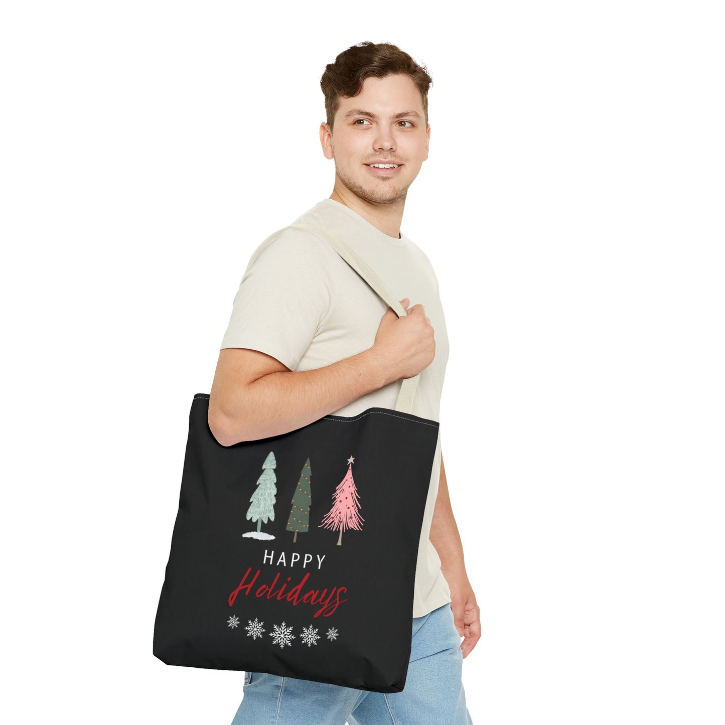 Unisex Happy Holidays Seasons Greetings Fall Tote Bag