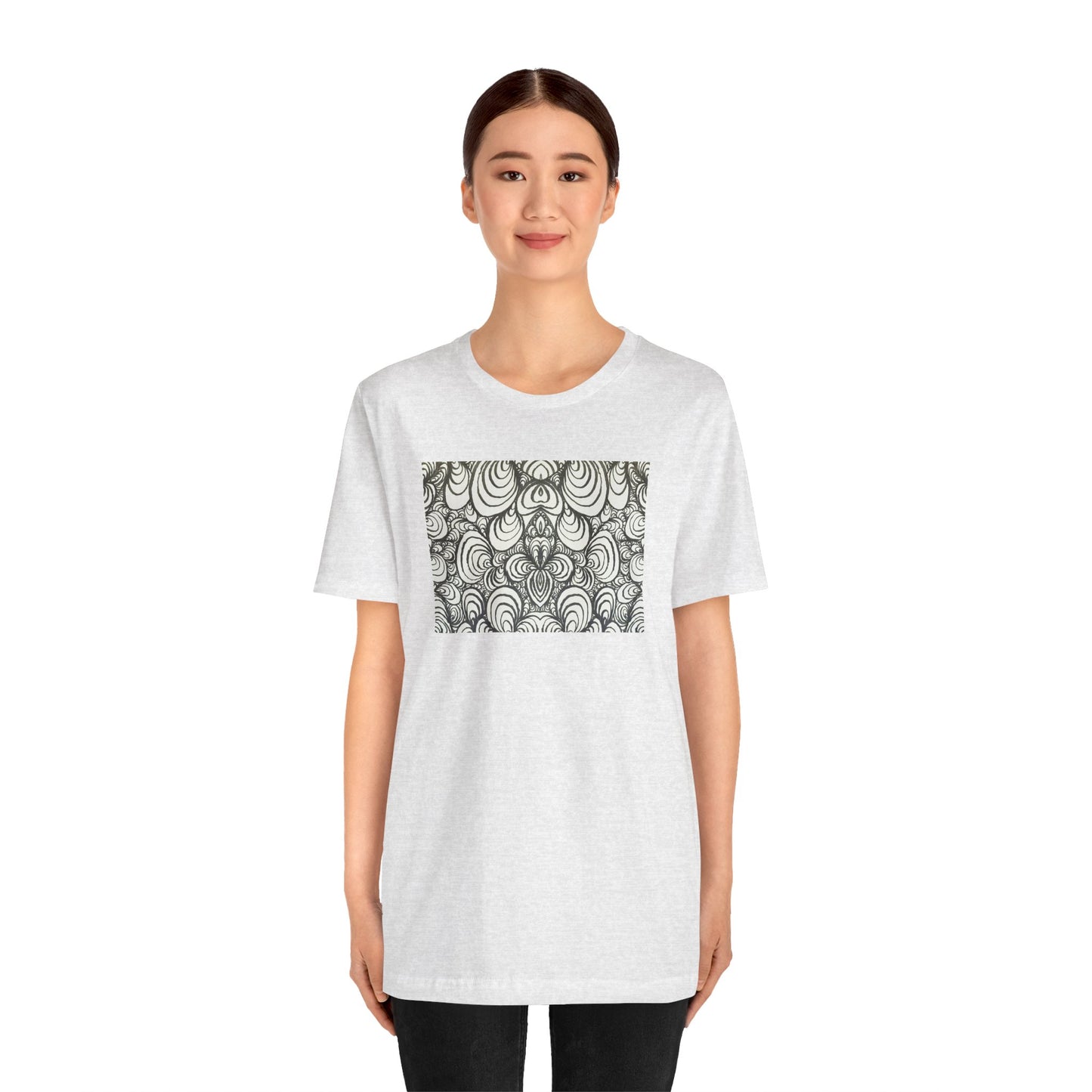 Unisex Original Line Art T-Shirt - Puzzle Panels 1