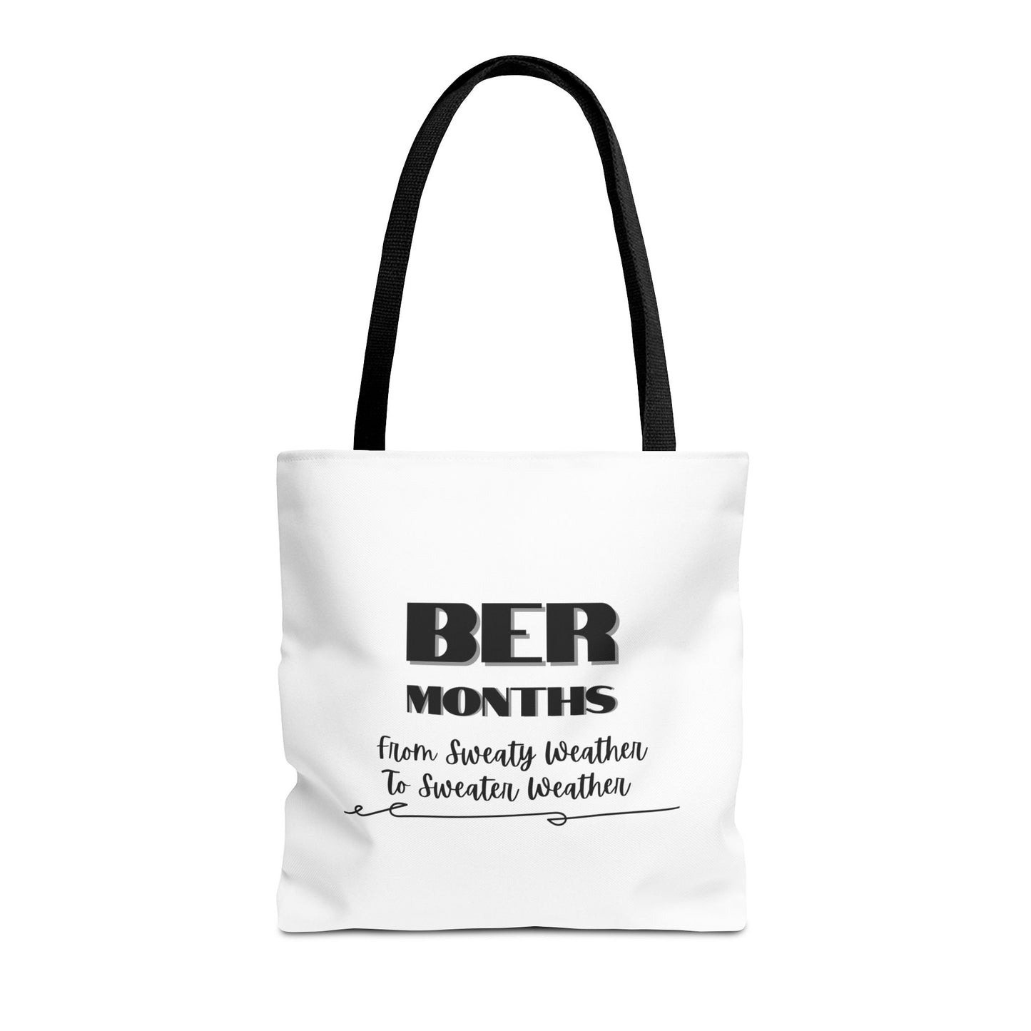 Unisex BER Months Tote Bag Autumn Fall September October November December Tote Bag Favorite Months Tote Bag