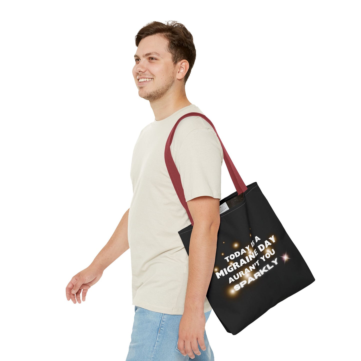 Unisex Migraine Day Invisible Illness Warrior Tote Bag