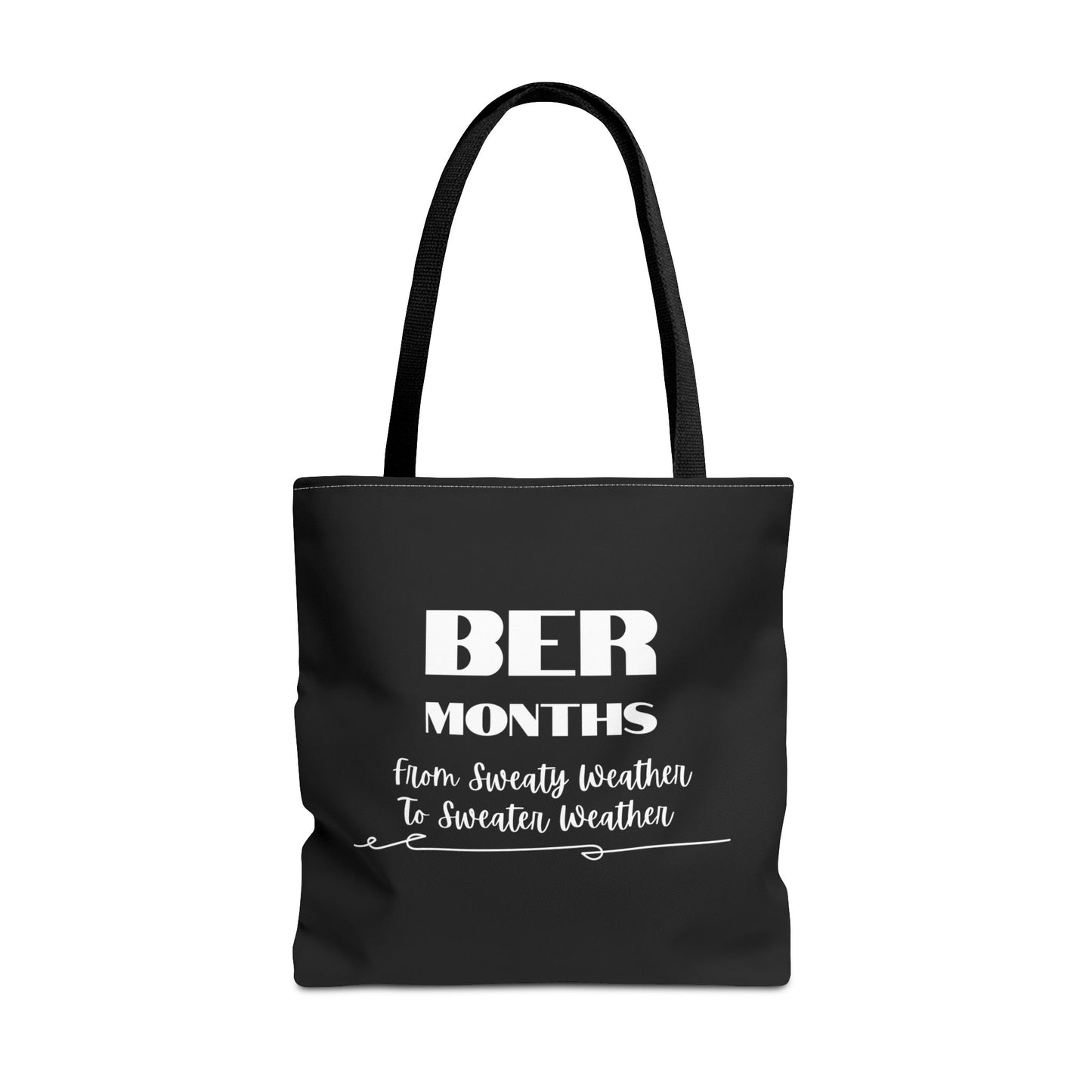 Unisex BER Months Tote Bag Autumn September October November December Tote Bag Favorite Months Tote Bag