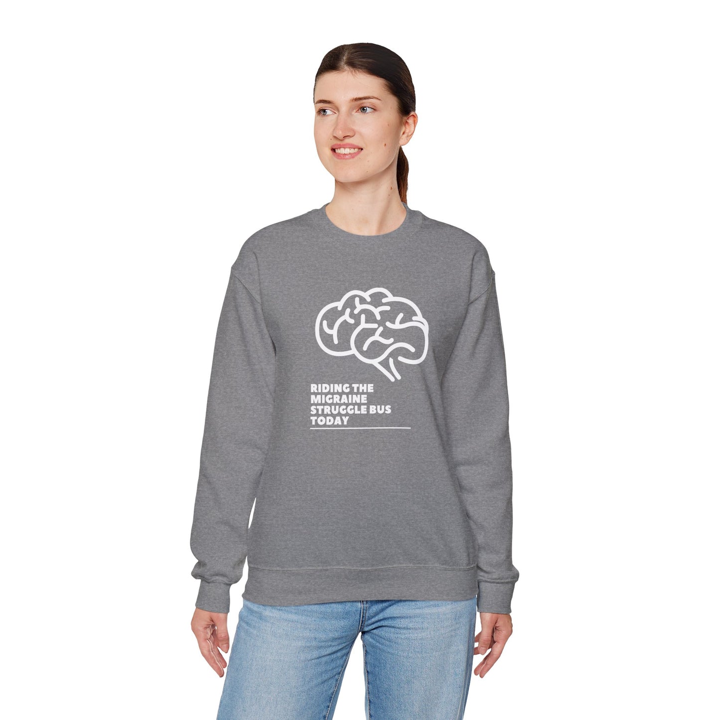 Unisex Migraine Day Invisible Illness Warrior Sweatshirt