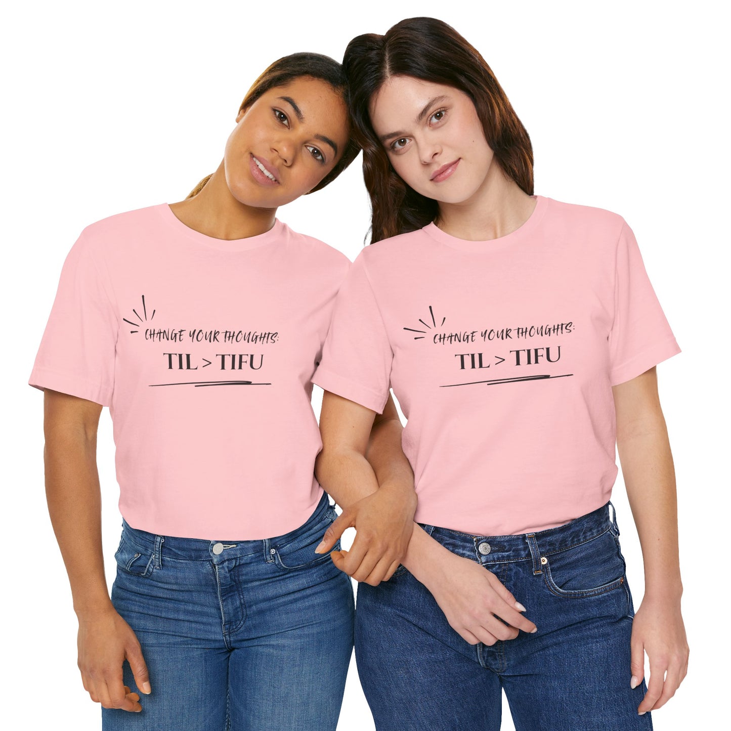 Unisex Self Love Positive Self Talk and Thoughts Mental Health Awareness and Positivity T-Shirt TIL>TIFU