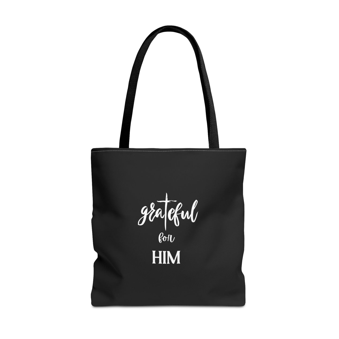 Unisex GraTeful For Him Faith Bible Study Reusable Lunch Bag Everyday Carry Tote Bag