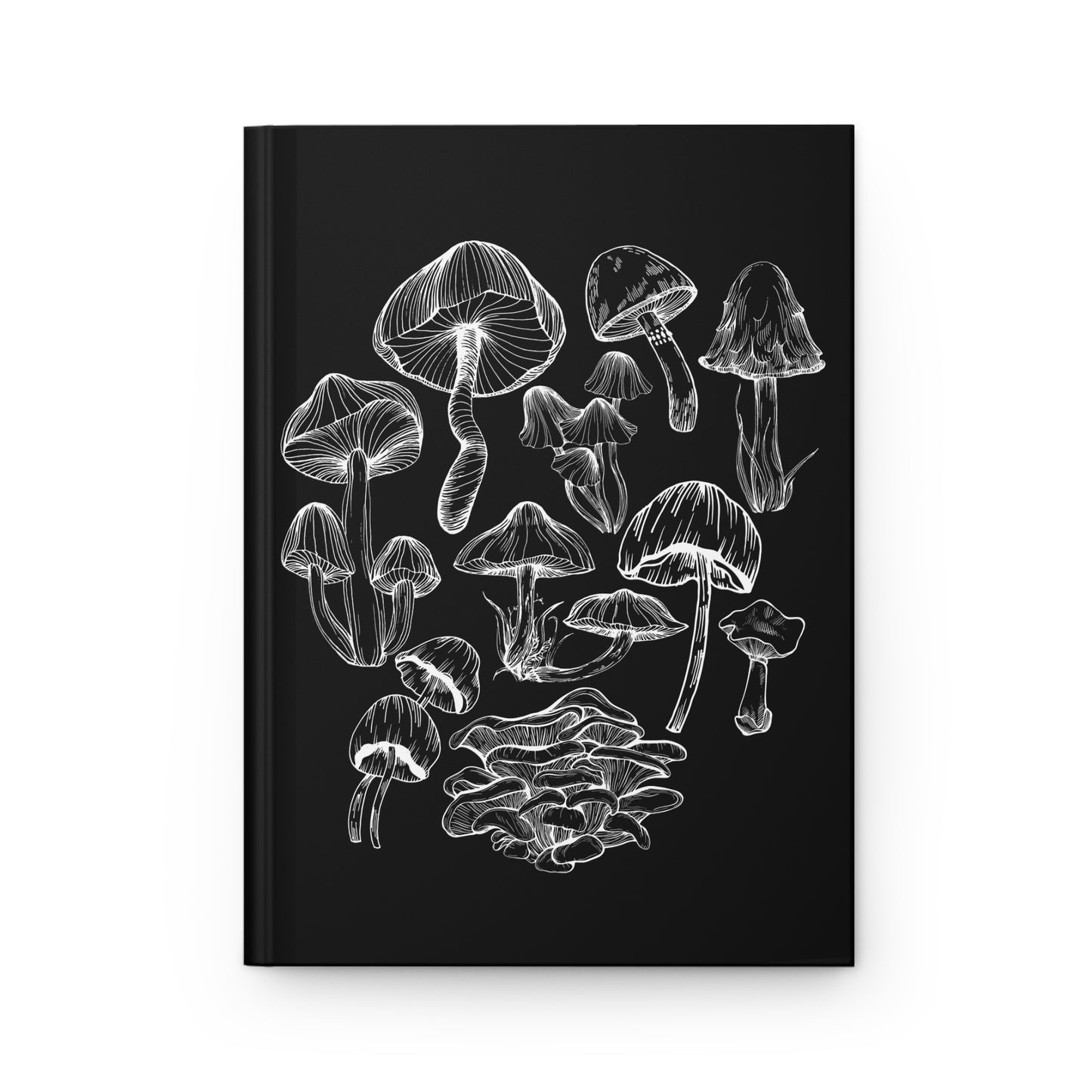 Hardcover Journal Mushroom Lover Fungi Print Toadstool Hardcover Journal
