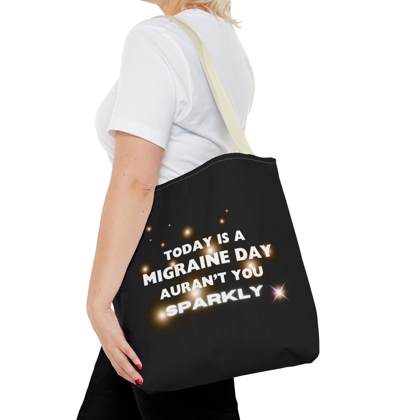 Unisex Migraine Day Invisible Illness Warrior Tote Bag