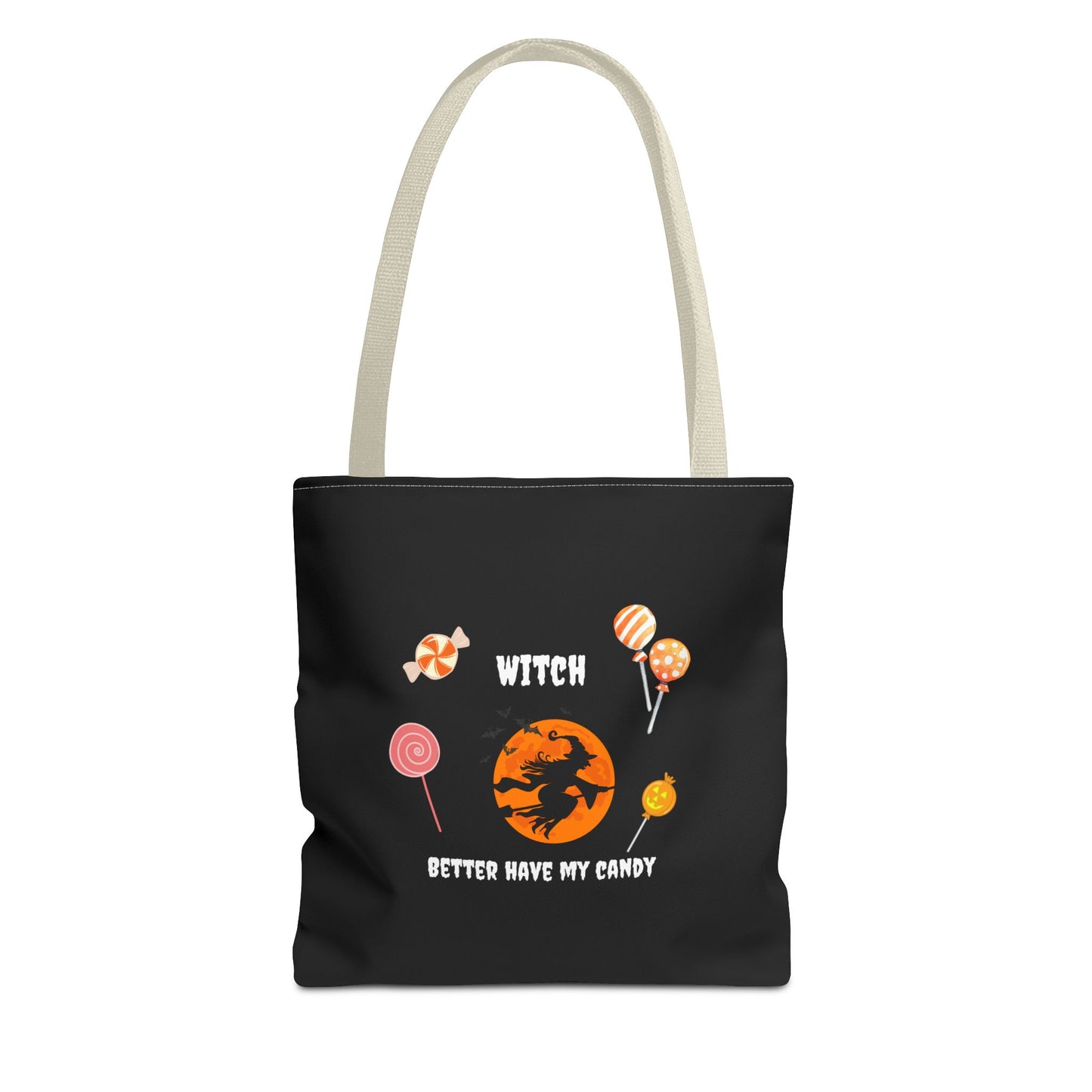 Halloween Tote Bag Gift for Spooky Season Trick or Treating Candy Bag Fall Themed Reusable Lunch Tote