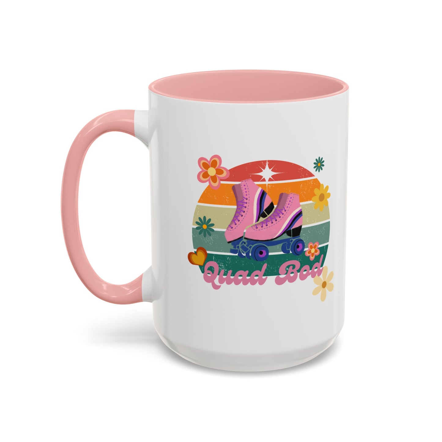 11oz/15oz Retro Vibes Roller Skate Quad Bod Coffee Mug