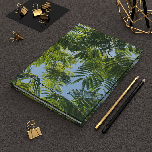 Hardcover Journal Matte Original Print Silk Canopy Print